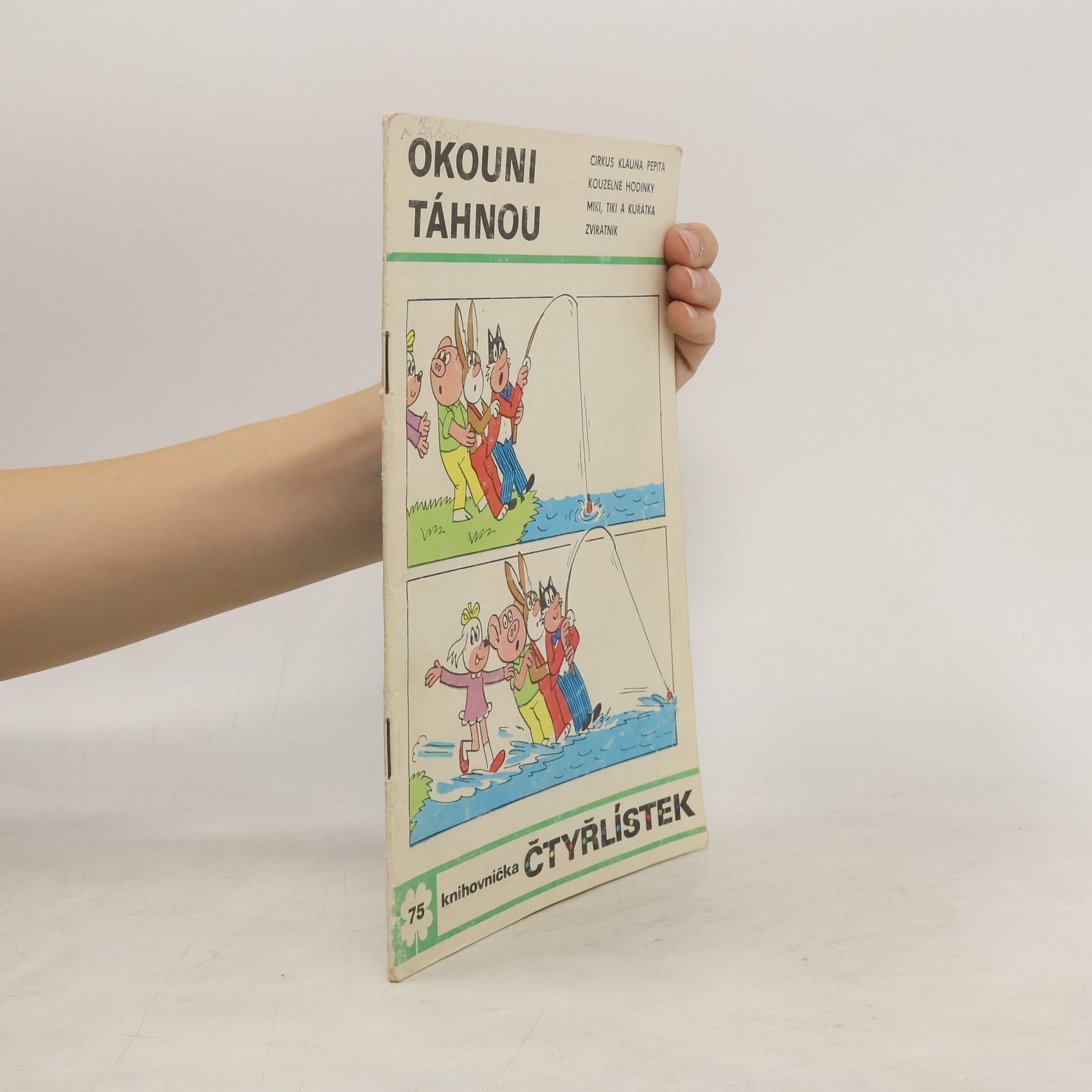 Jaroslav Němeček Čtyřlístek č. 75. Okouni táhnou