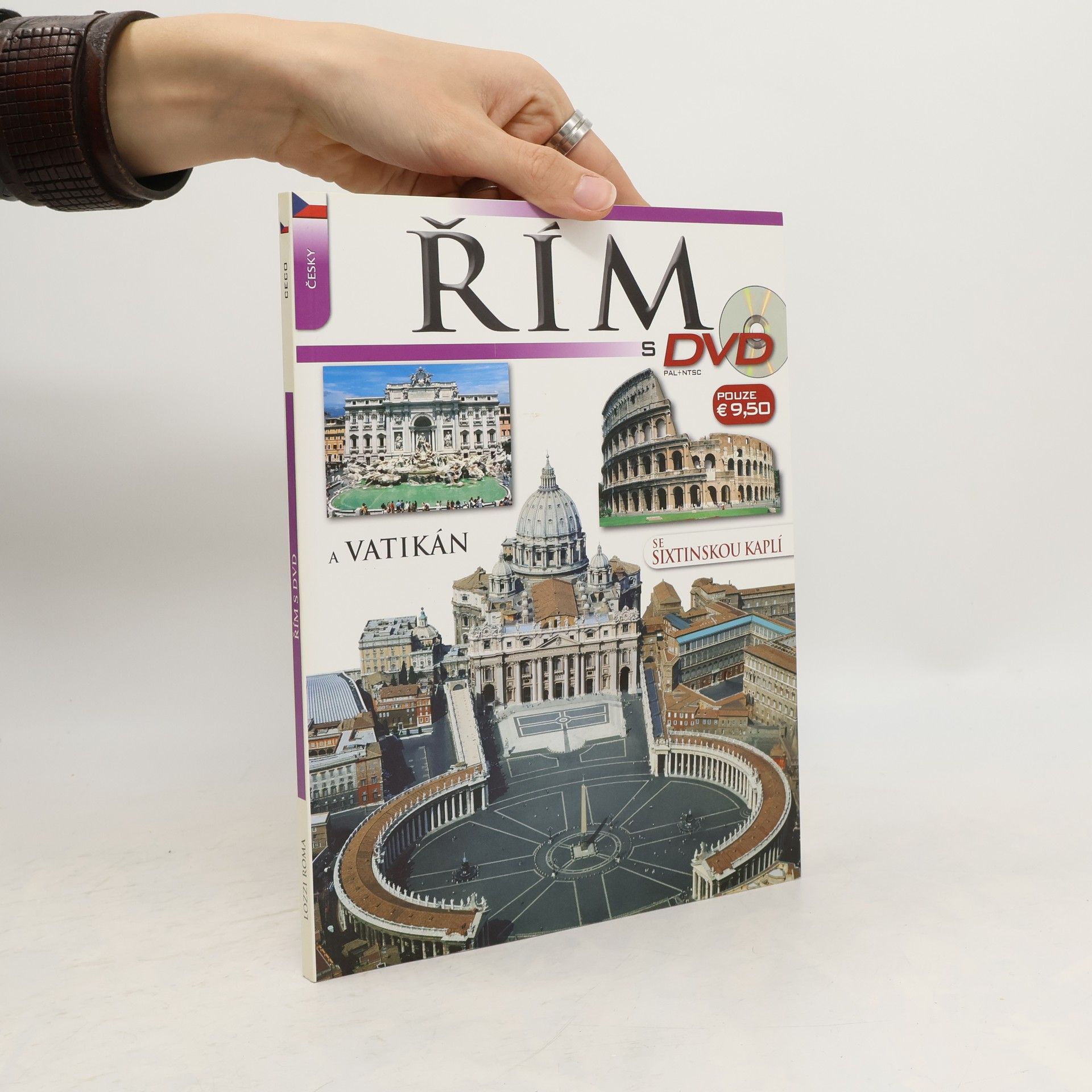 Auteurscollectief Řím a Vatikán. Se Sixtinskou kaplí. S DVD.