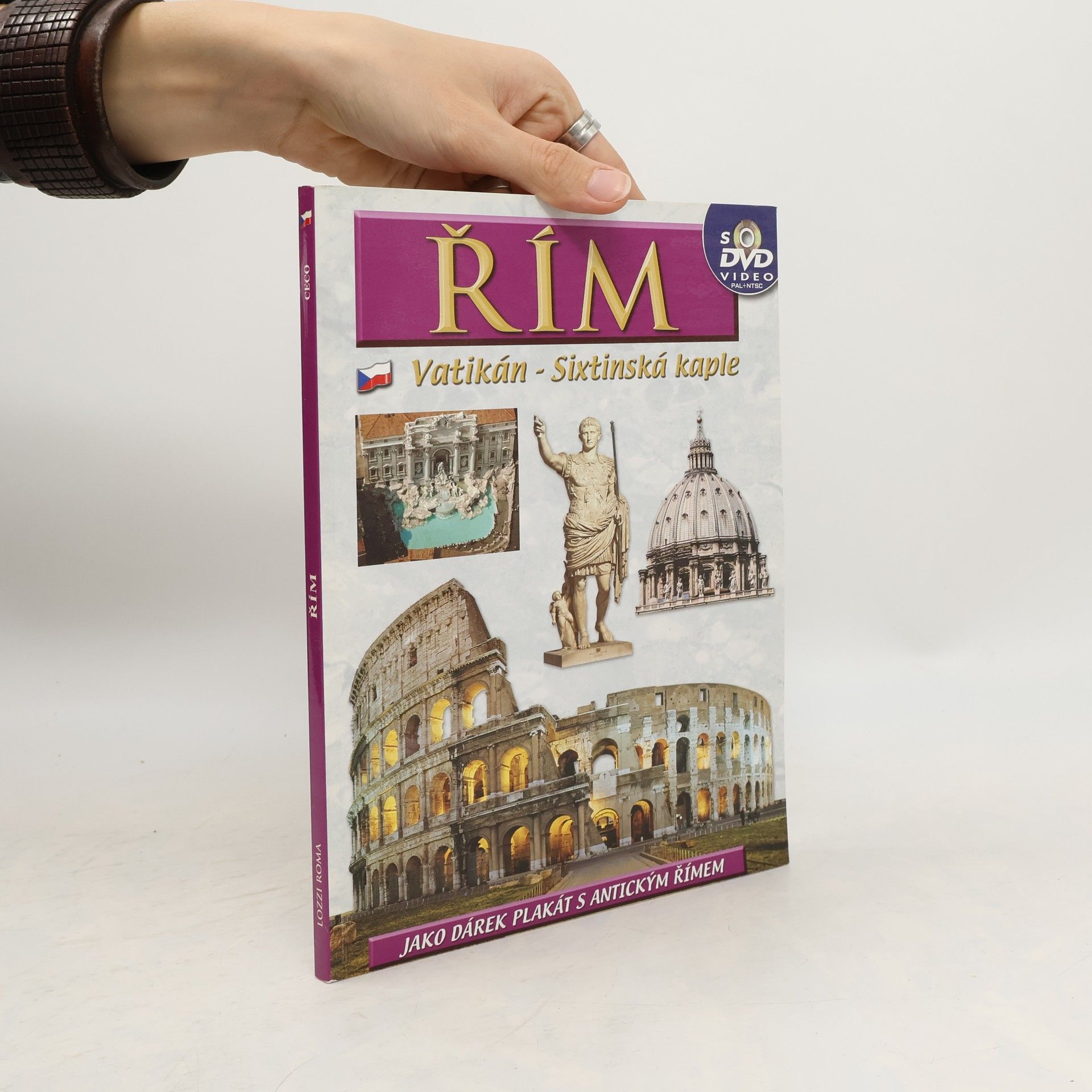 Kolektiv autorů Řím. Vatikán - Sixtinská kaple (s DVD přílohou)