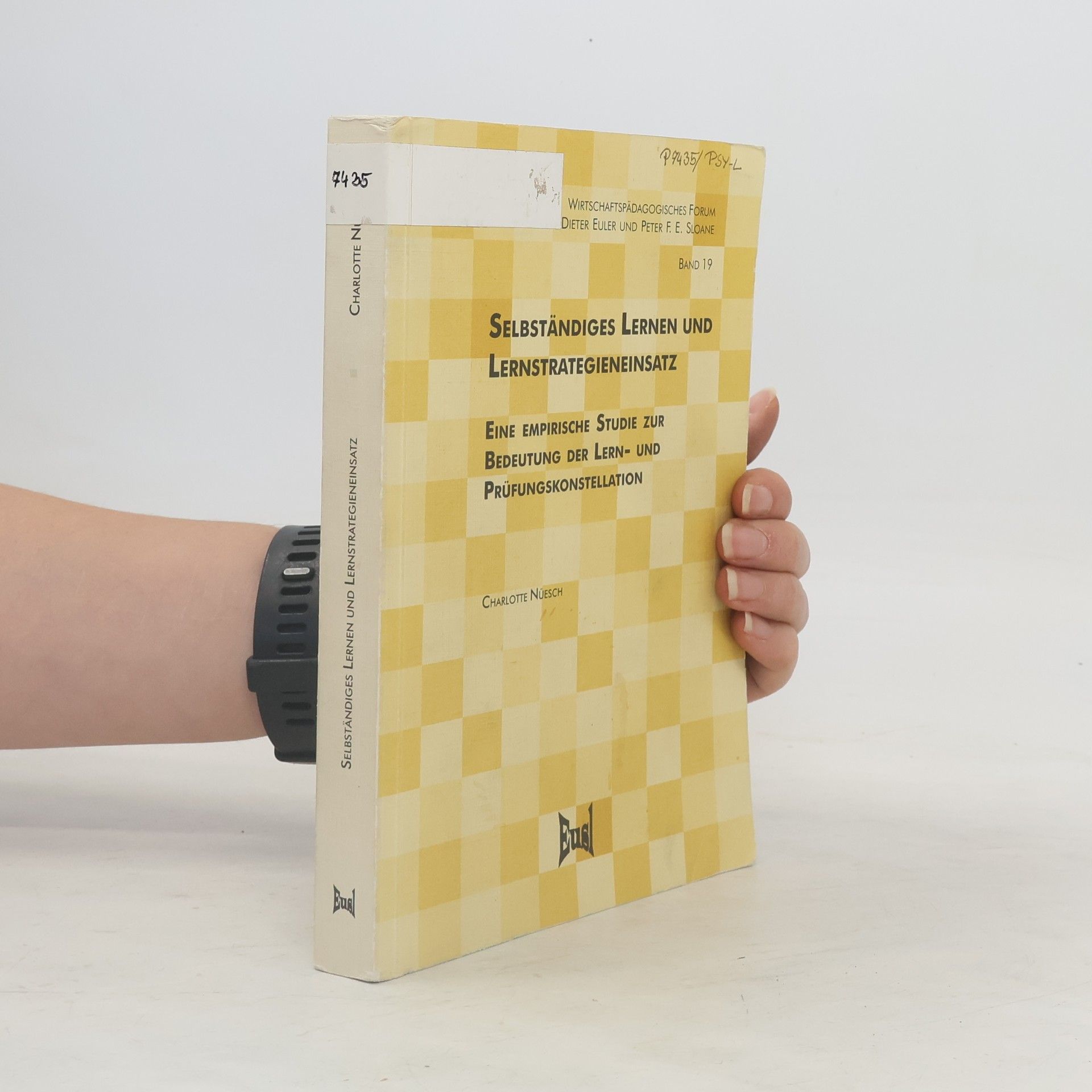 Charlotte Nüesch Selbständiges Lernen und Lernstrategieneinsatz