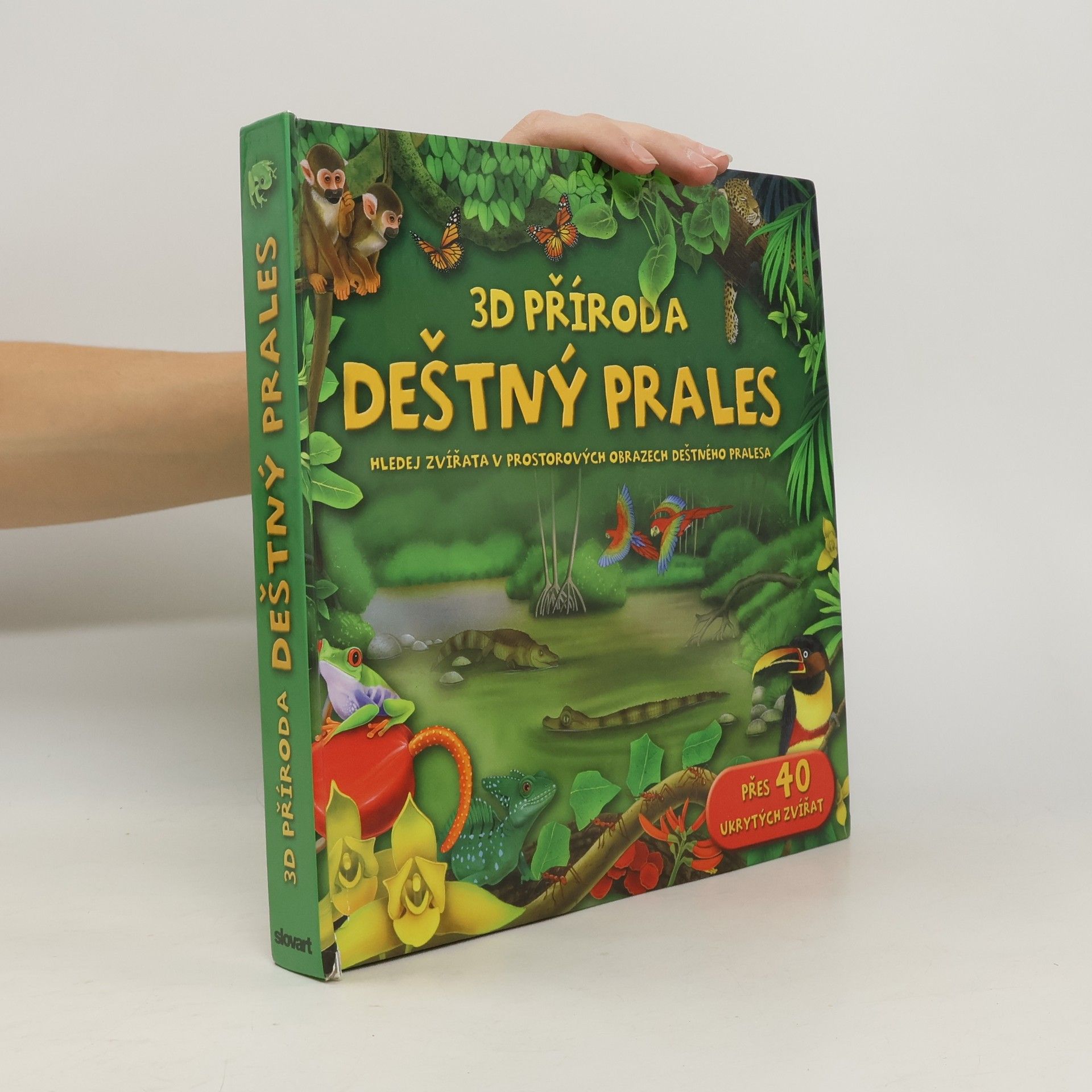 Deštný prales : hledej zvířata v prostorových obrazech deštného pralesa (pop-up leporelo)