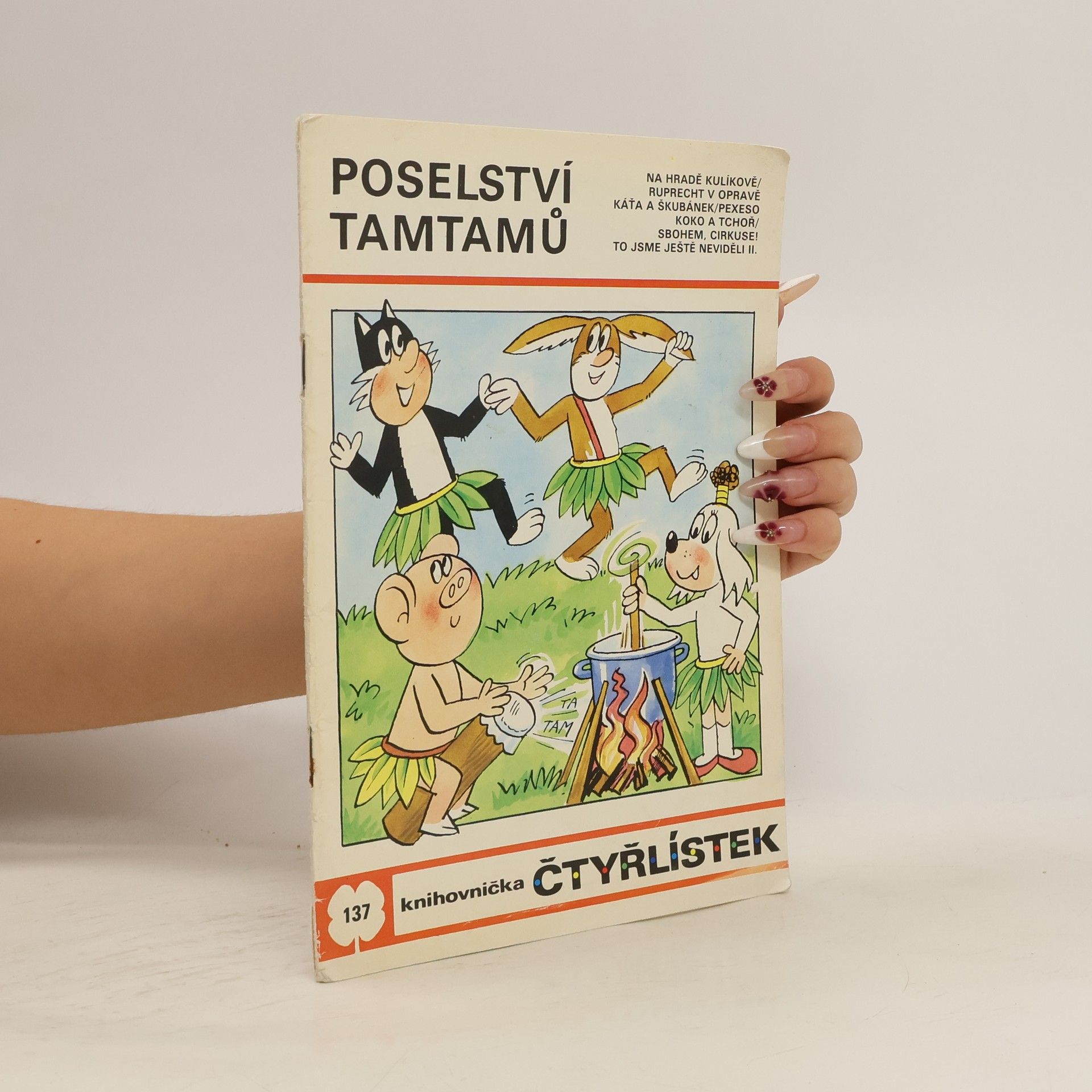 Jaroslav Němeček Čtyřlístek č. 137. Poselství Tamtamů