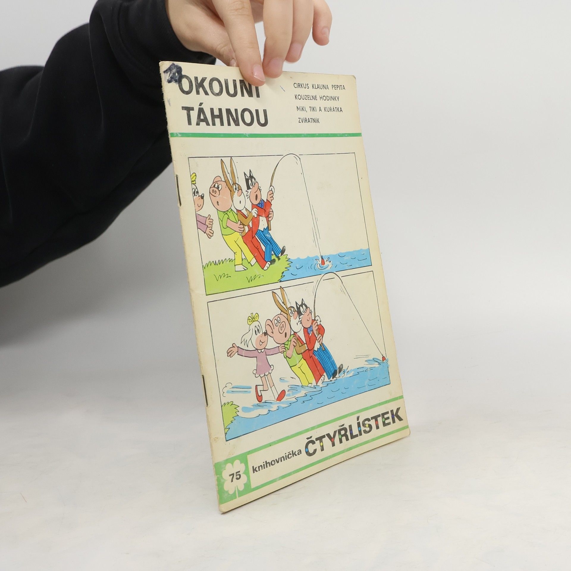 Jaroslav Němeček Čtyřlístek č. 75. Okouni táhnou