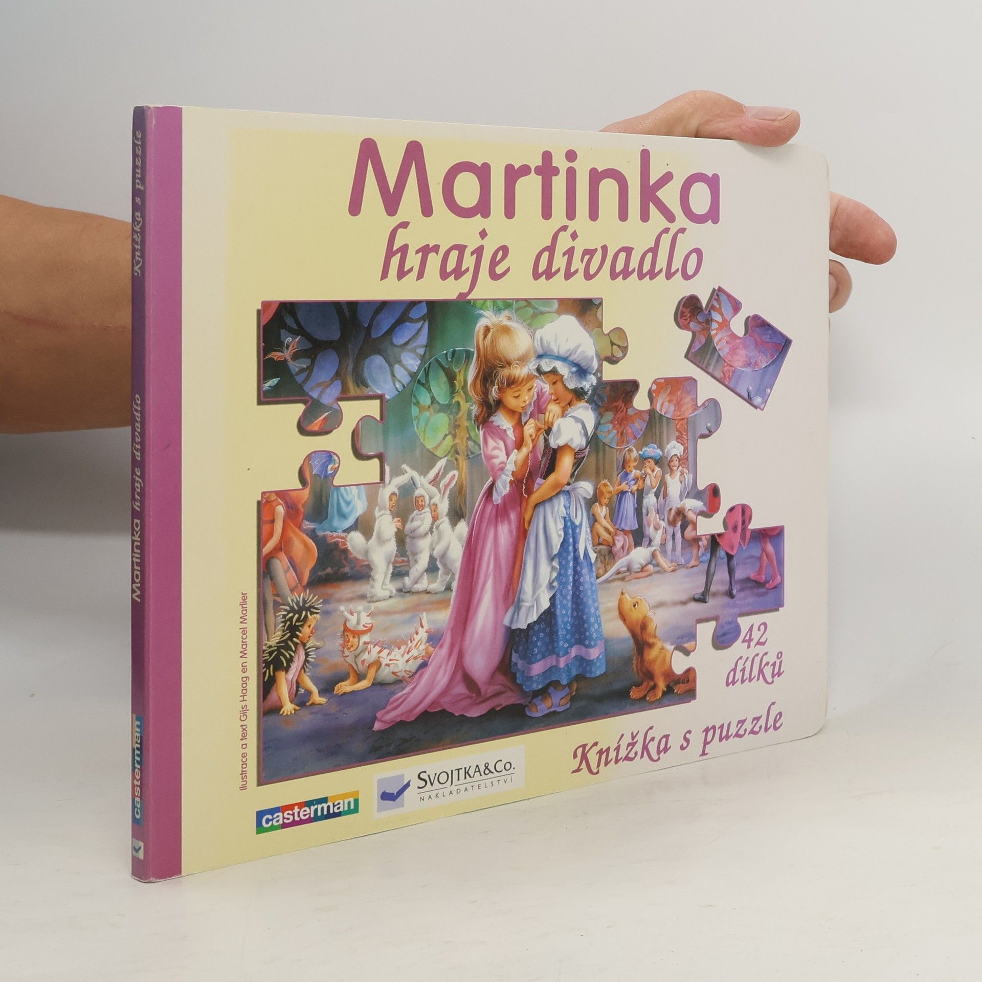 Marcel Marlier Martinka hraje divadlo. Knížka s puzzle