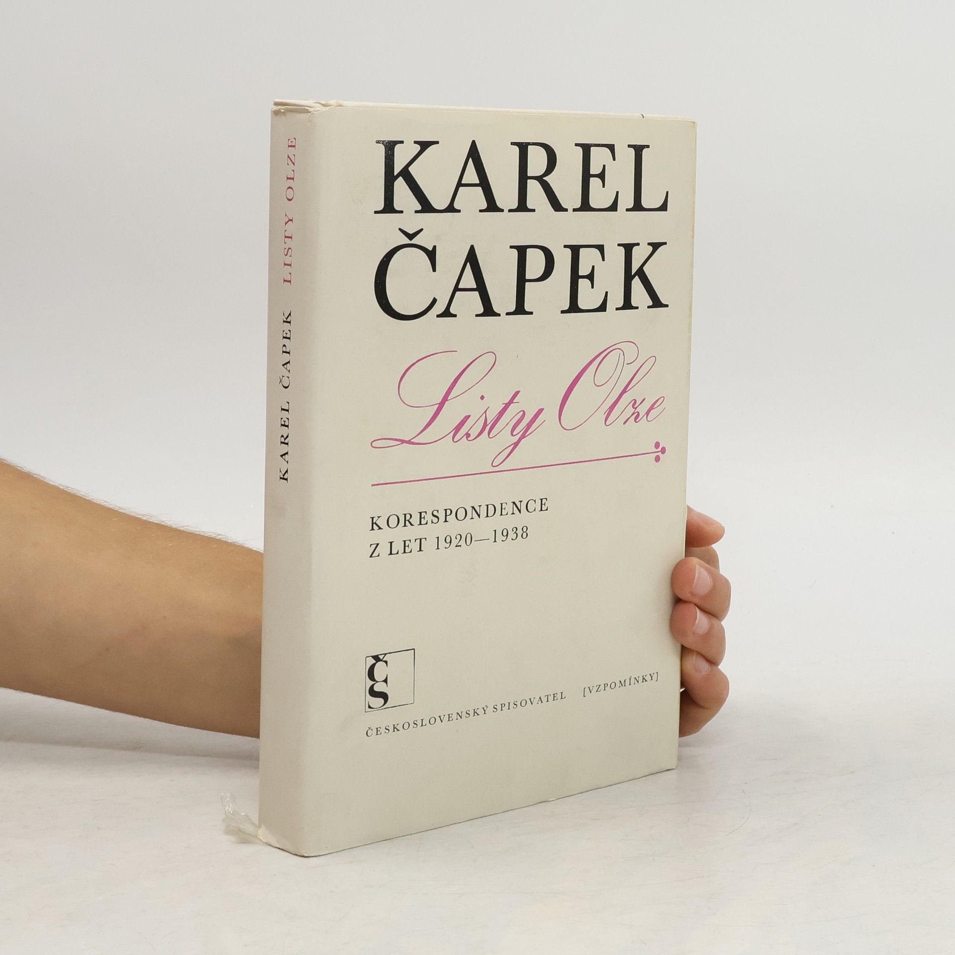 Karel Čapek Listy Olze