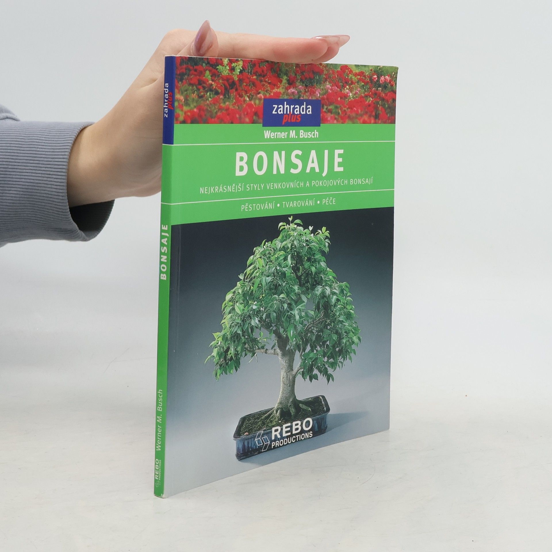 Werner M. Busch Bonsaje: Nejkrásnější styly venkovních a pokojových bonsají : pěstování, tvarování, péče