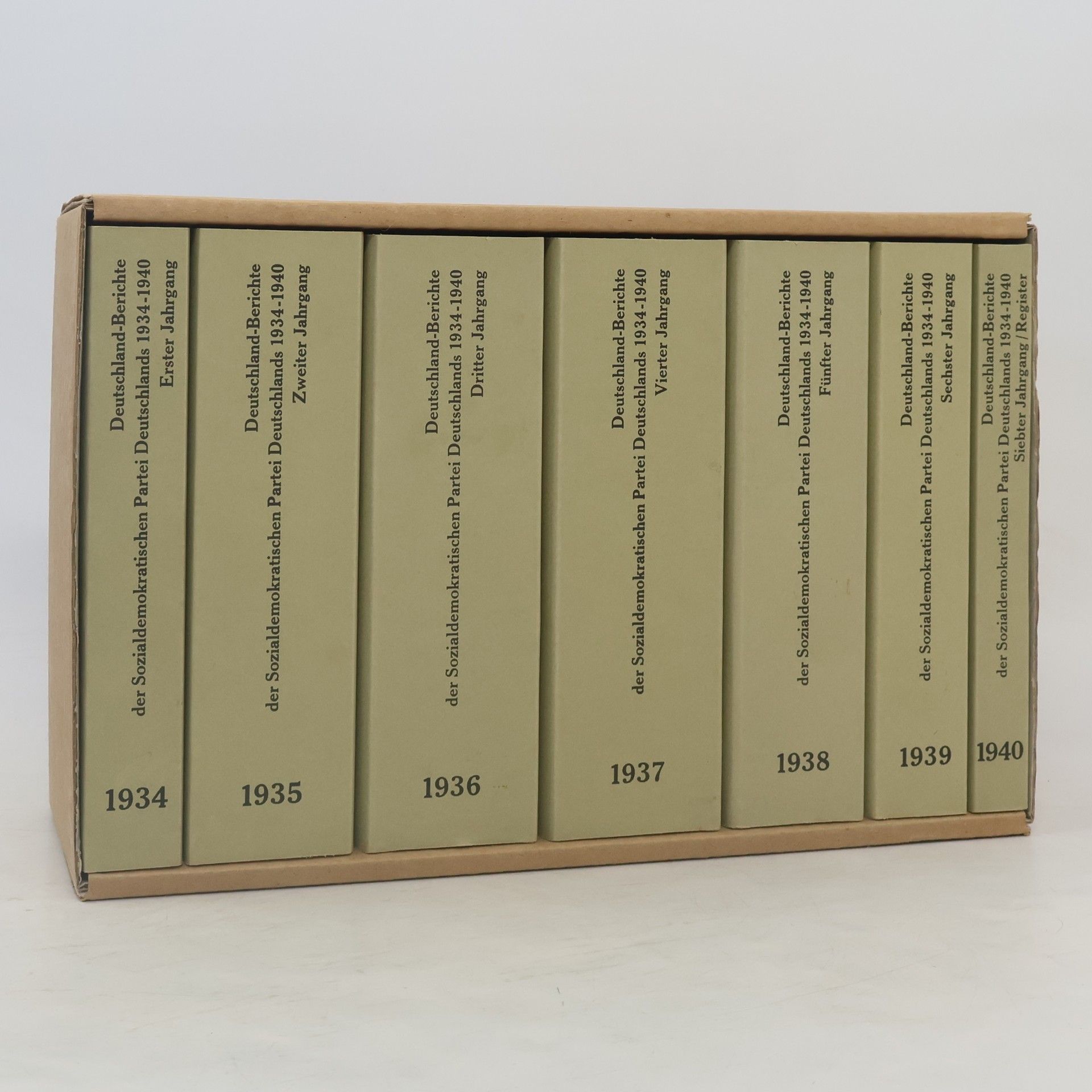 Autorenkollektiv Deutschland-Berichte der Sozialdemokratischen Partei Deutschlands 1934-1940. 1-7 (7 Bände)