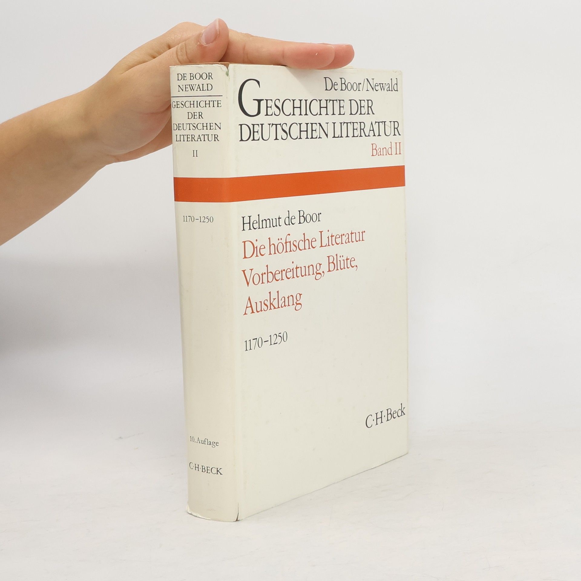 Helmut de Boor Geschichte der deutschen Literatur von den Anfängen bis zur Gegenwart