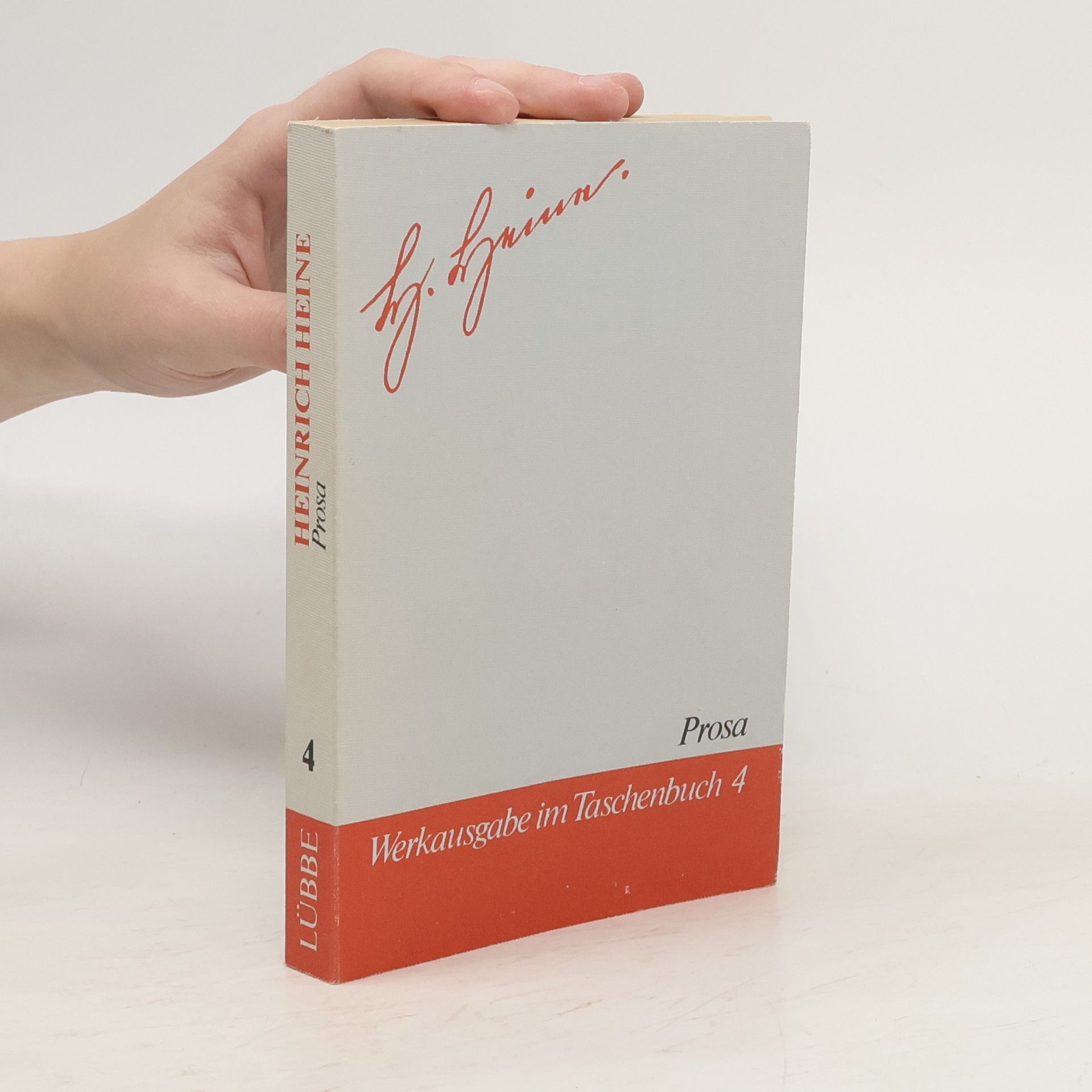 Heinrich Heine Werkausgabe im Taschenbuch 1.- 4. díl