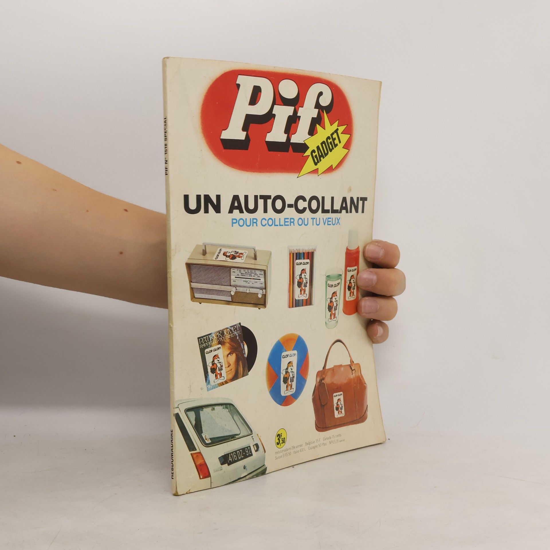 Collectif d'auteurs Pif Gadget. Un auto-collant
