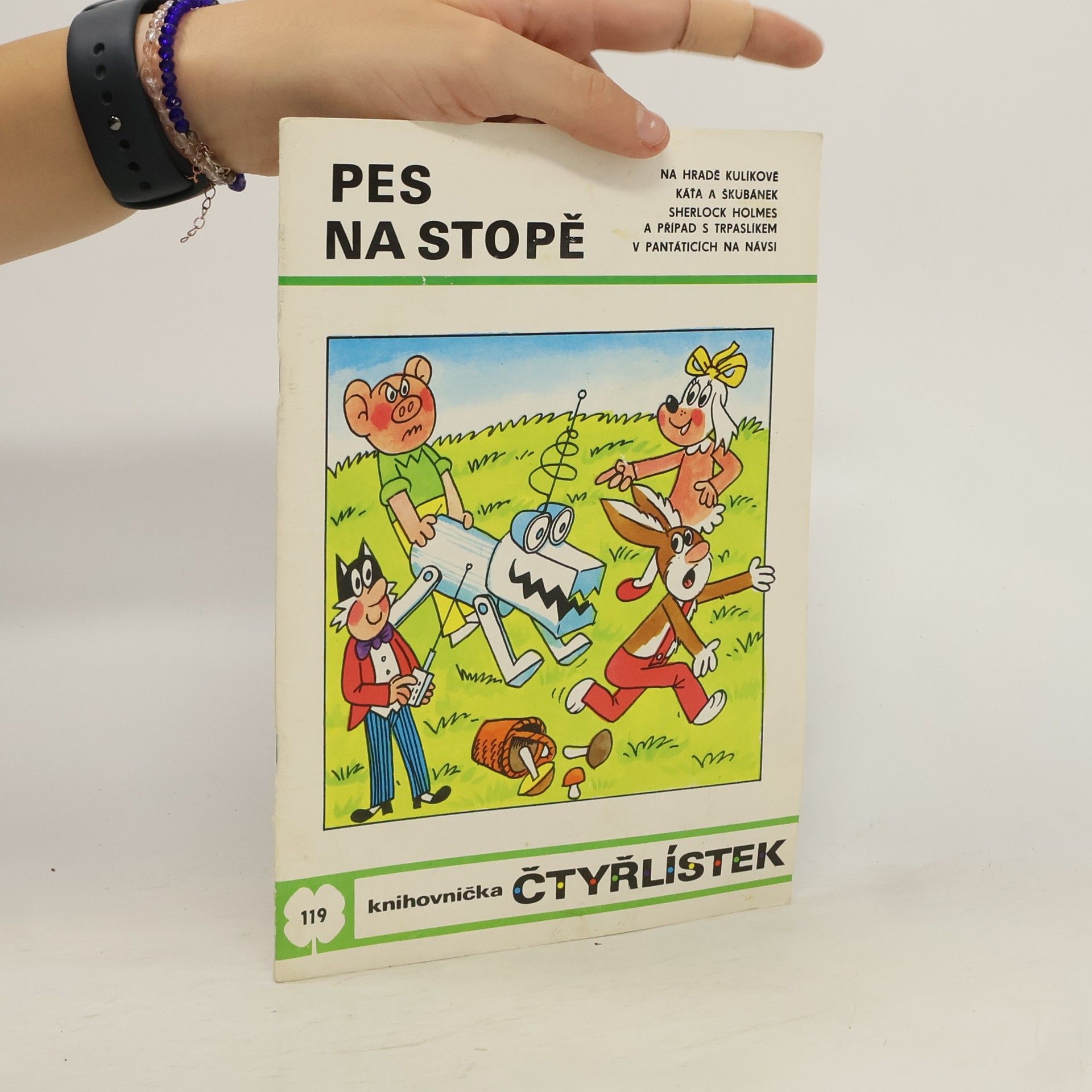 Ljuba Štíplová Čtyřlístek 119. Pes na stopě