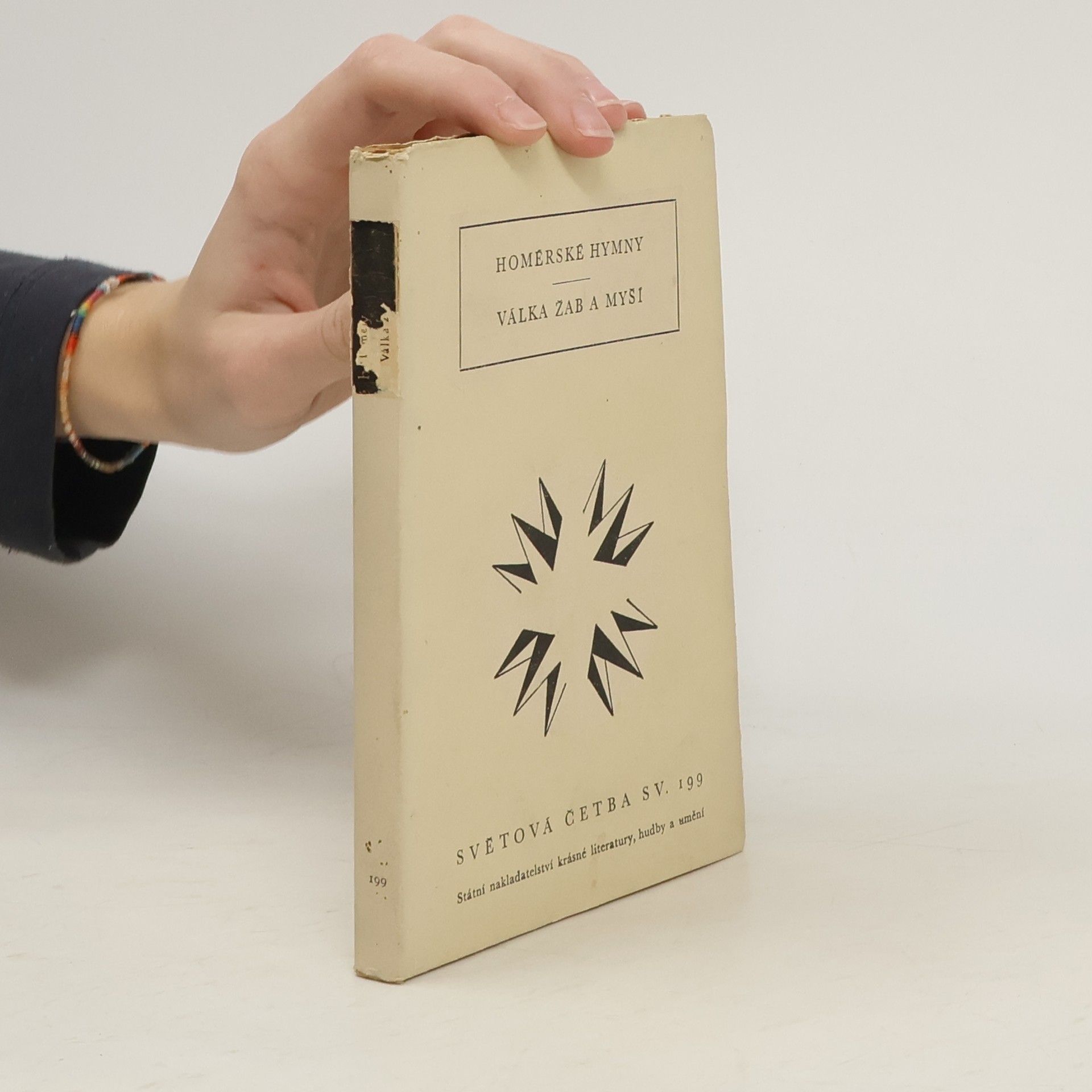 Homère Homérské hymny. Válka žab a myší