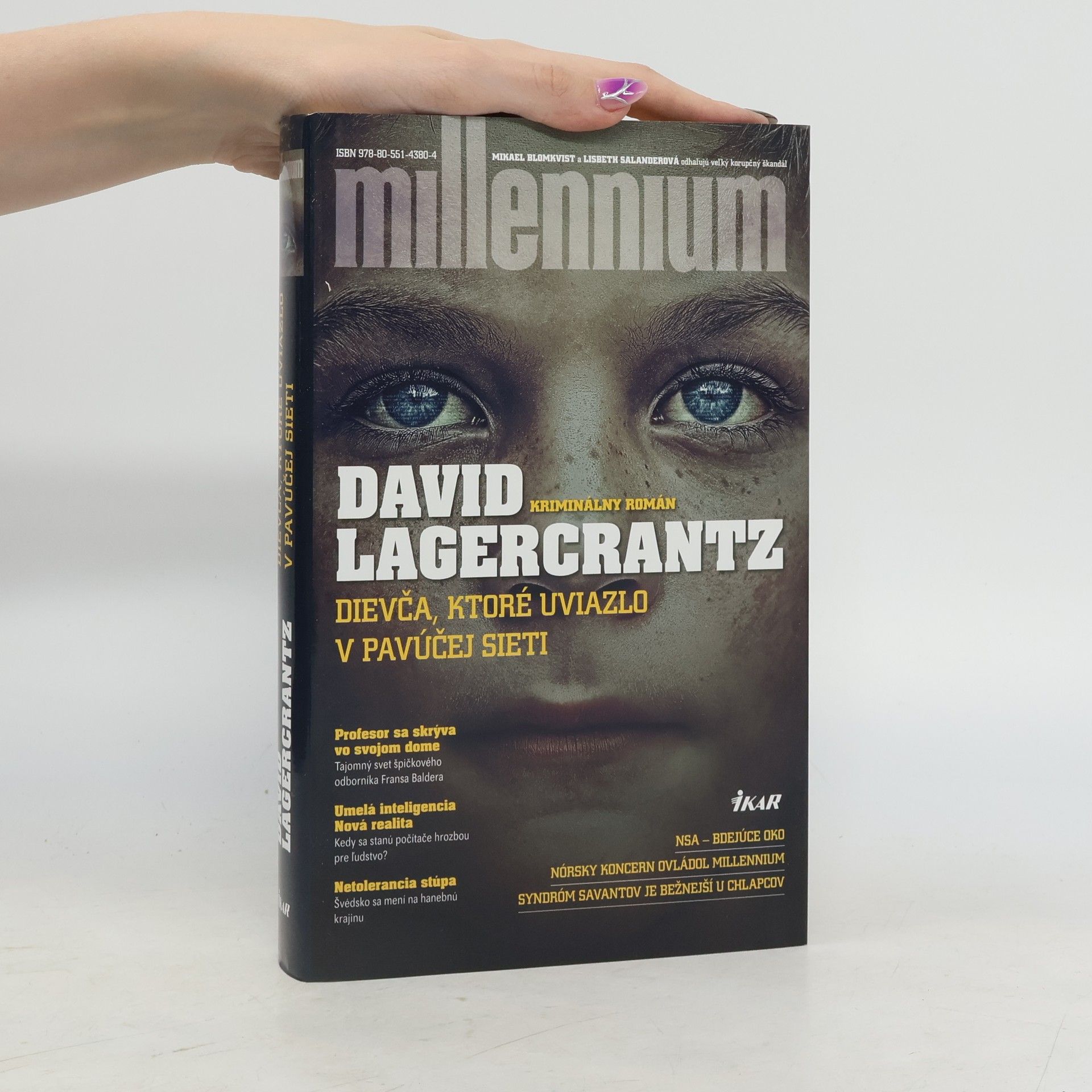 David Lagercrantz Dievča, ktoré uviazlo v pavúčej sieti