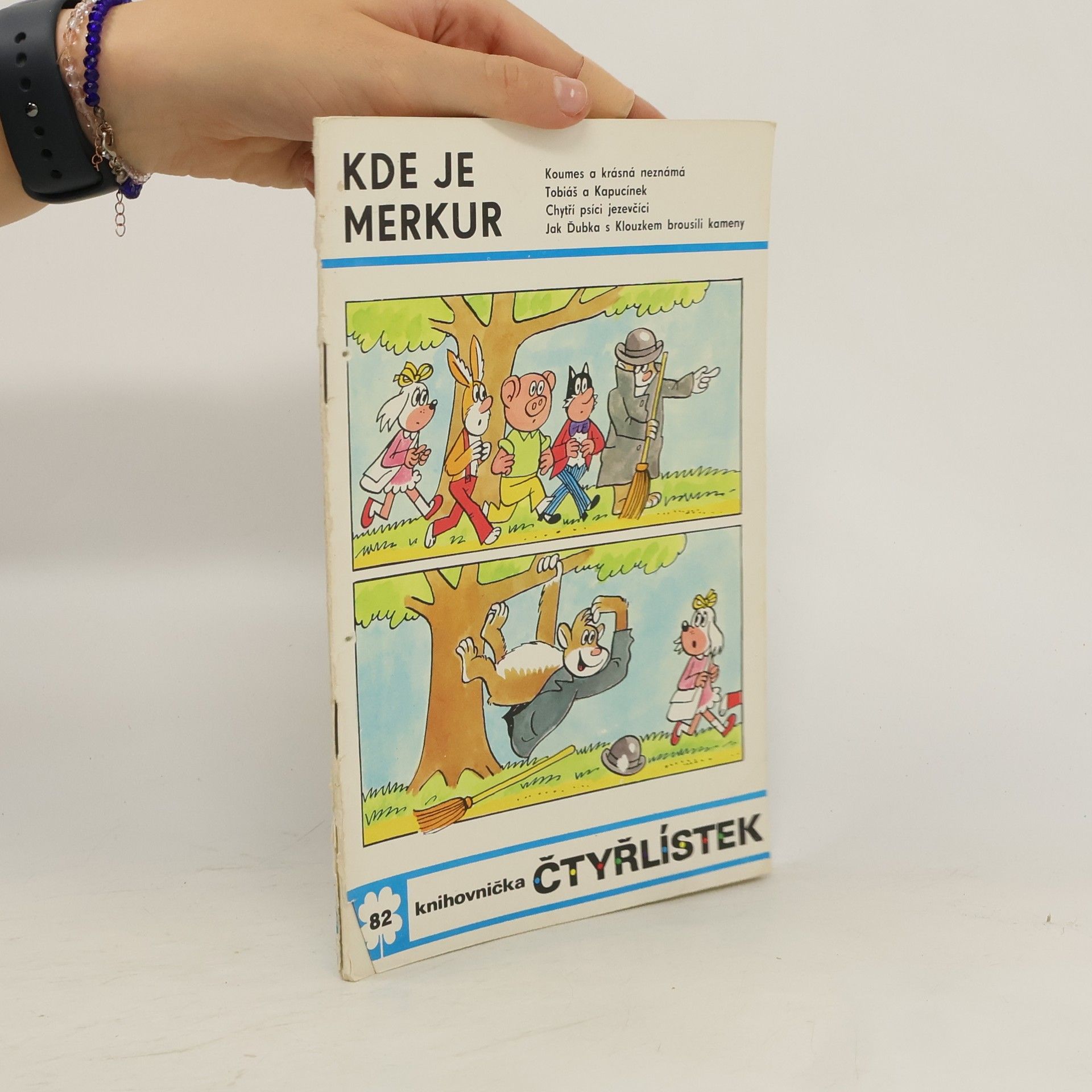 Jaroslav Němeček Čtyřlístek 82. Kde je Merkur