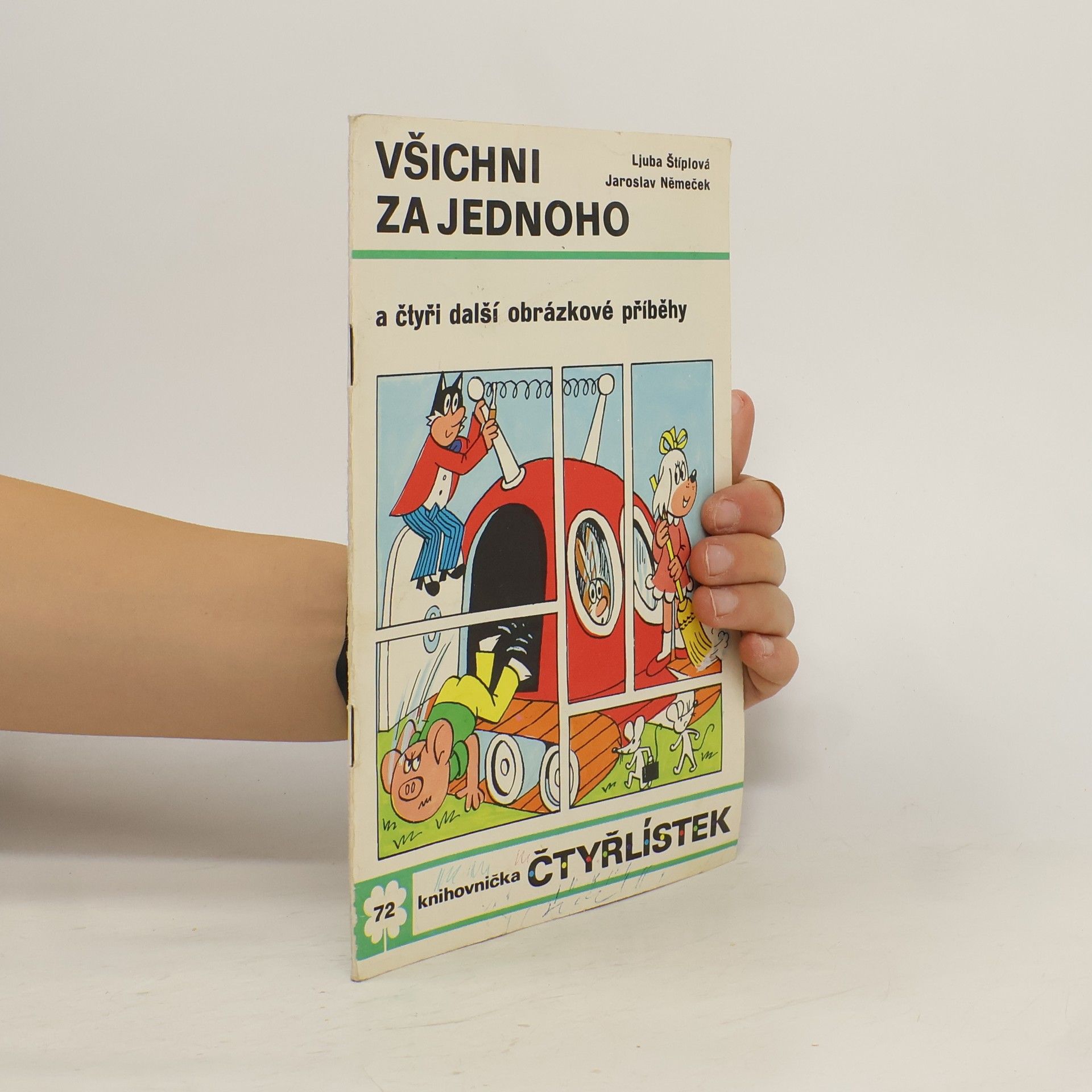 Jaroslav Němeček Čtyřlístek 72. Všichni za jednoho