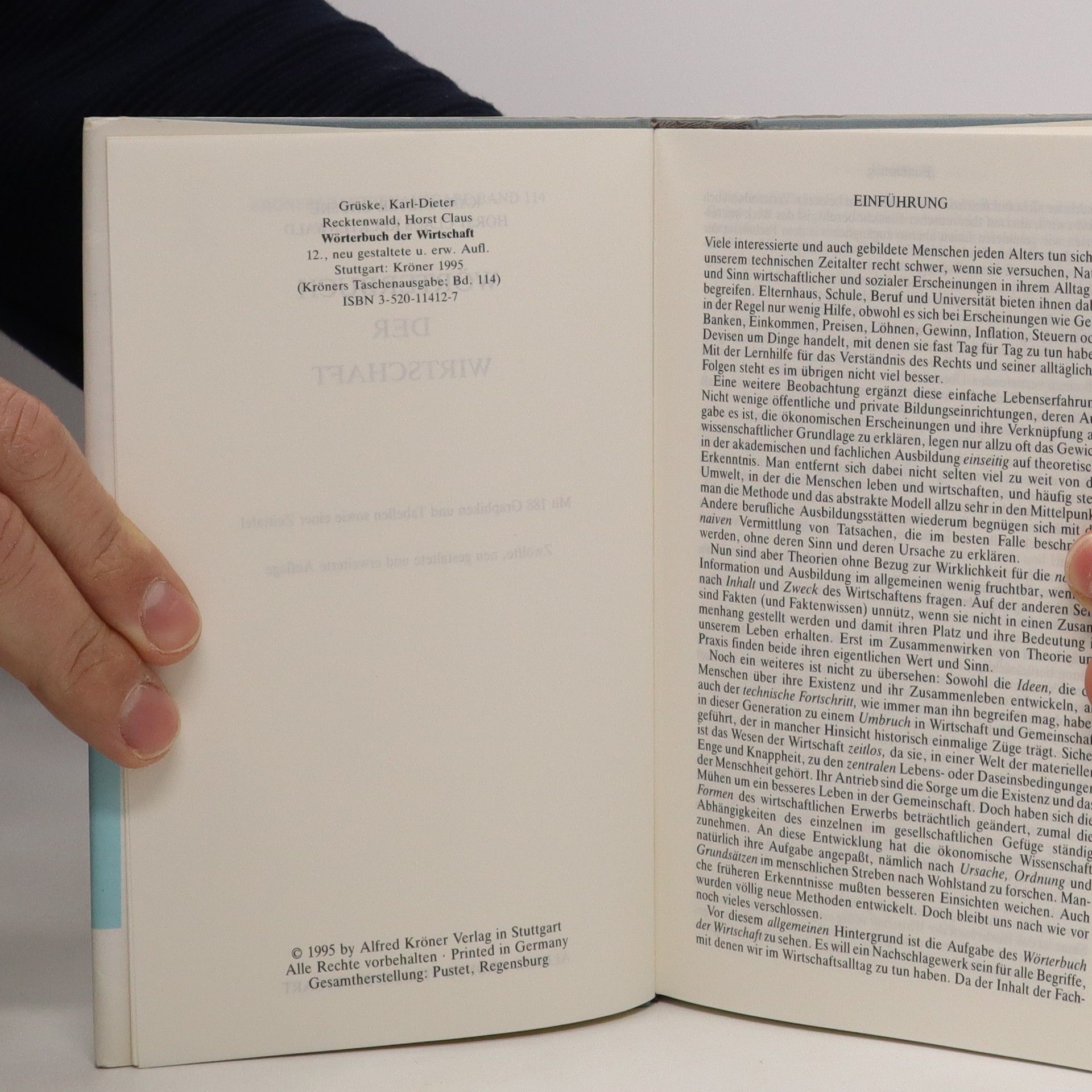 Karl Dieter Gruske Wörterbuch der Wirtschaft