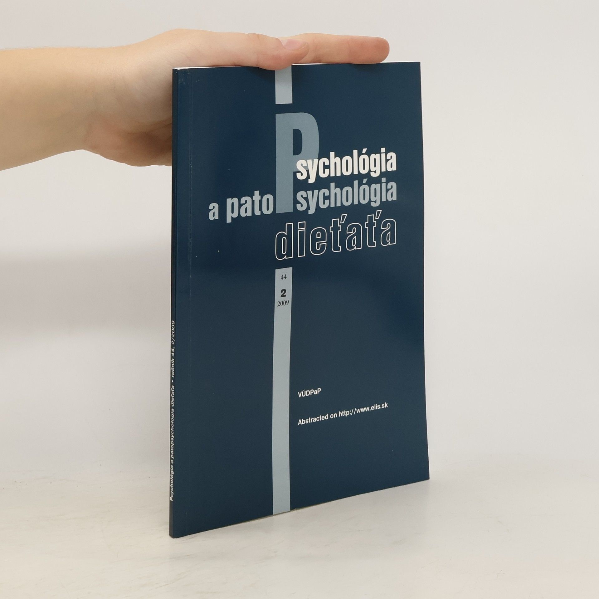 AA.VV. Psychológia a patopsychológia dieťaťa 2/2009
