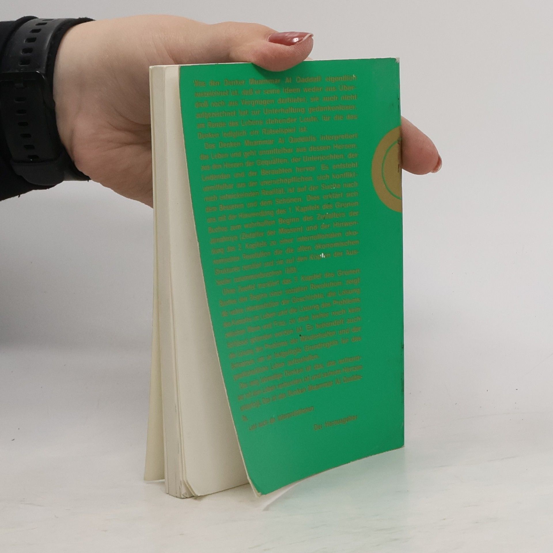 Muammar Al Qaddafi Das Grüne Buch