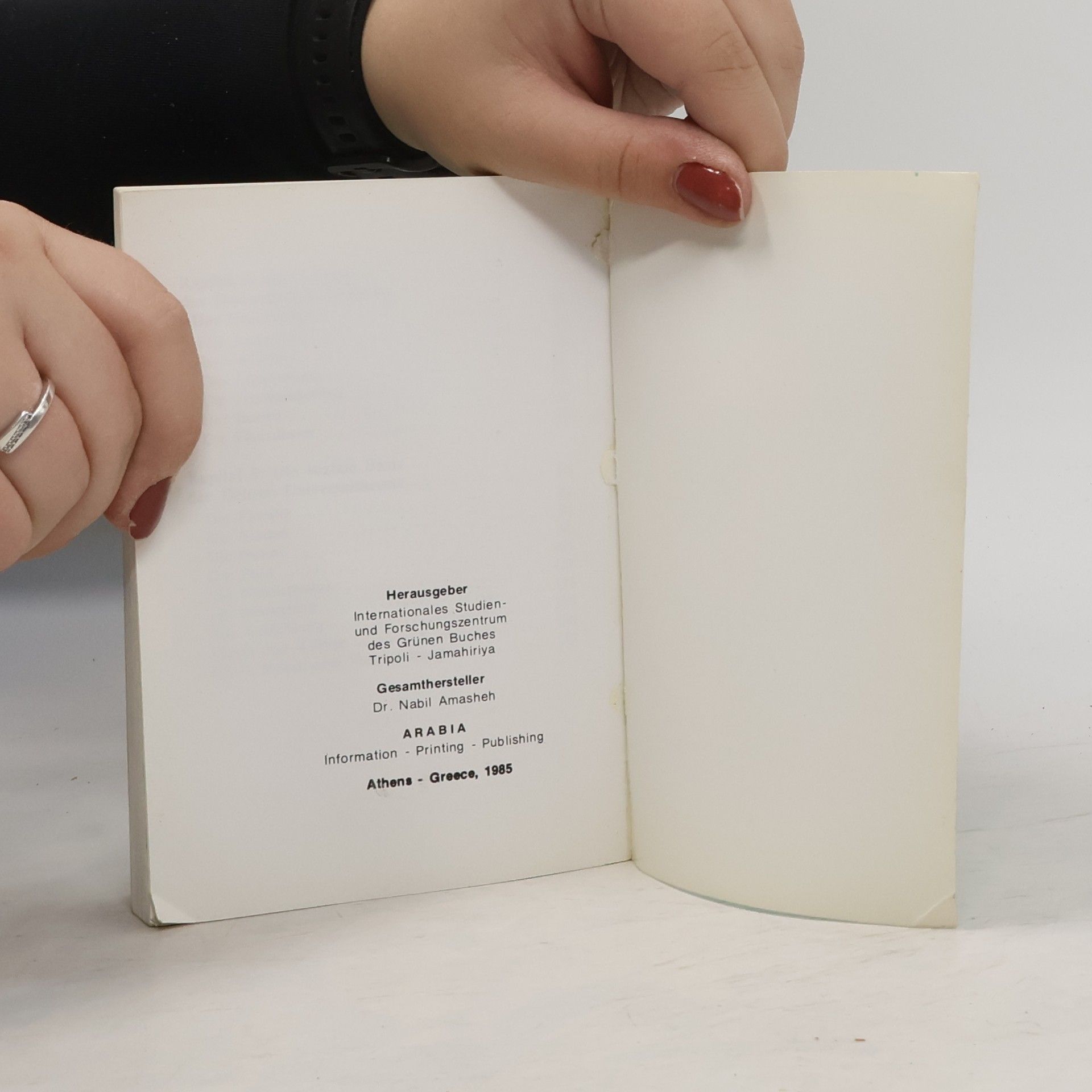 Muammar Al Qaddafi Das Grüne Buch