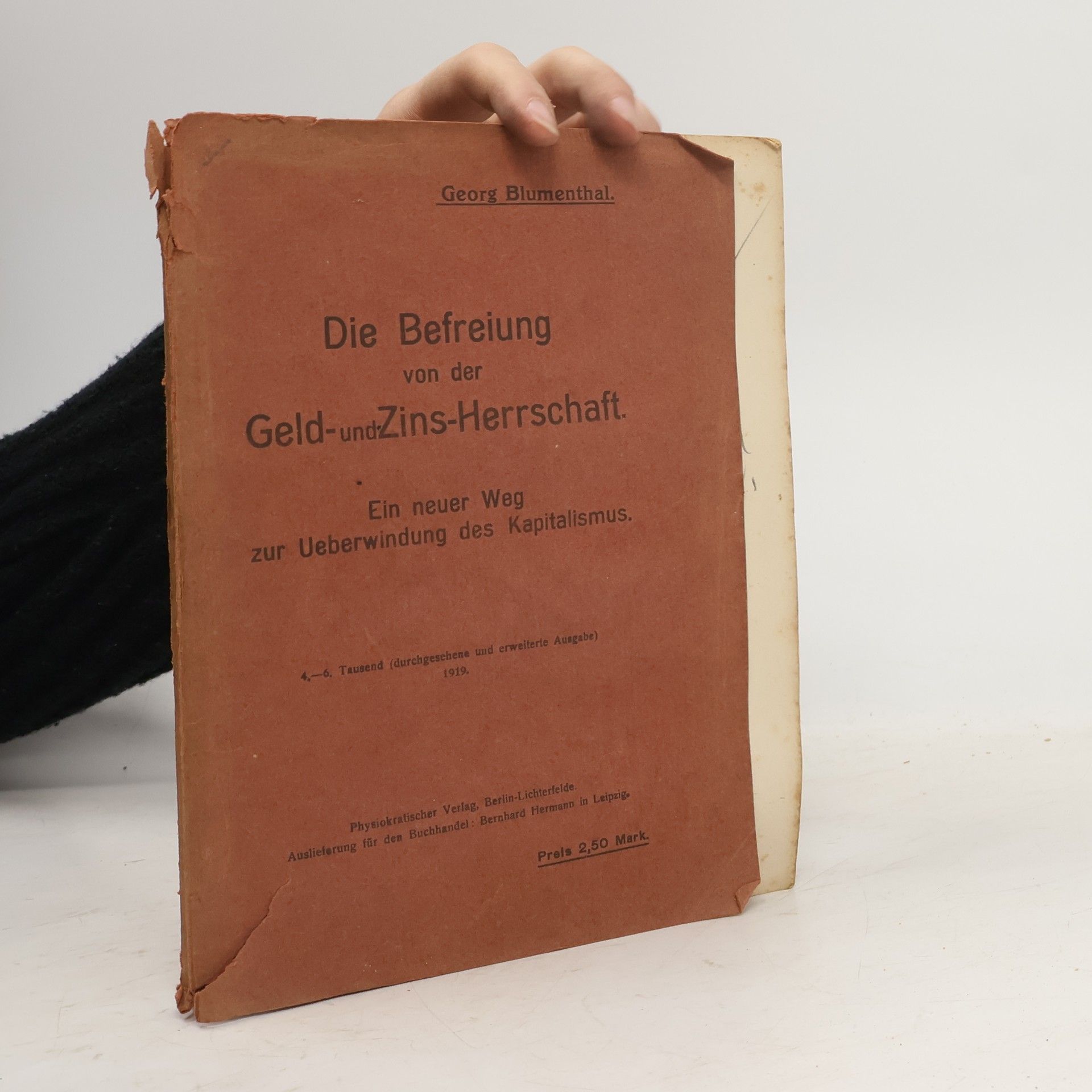 Georg Blumenthal Die Befreiung von der Geld-und Zins-Herrschaft