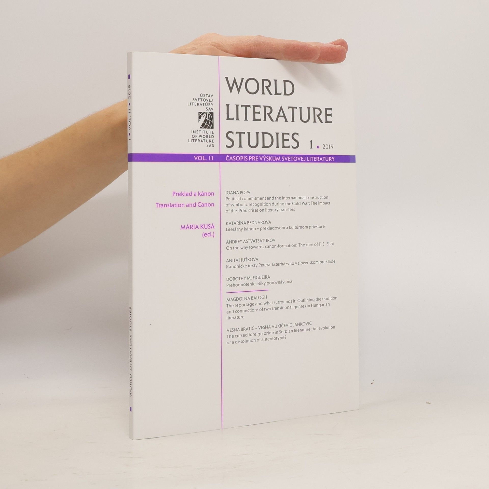 Auteurscollectief World Literature Studies 1/2019