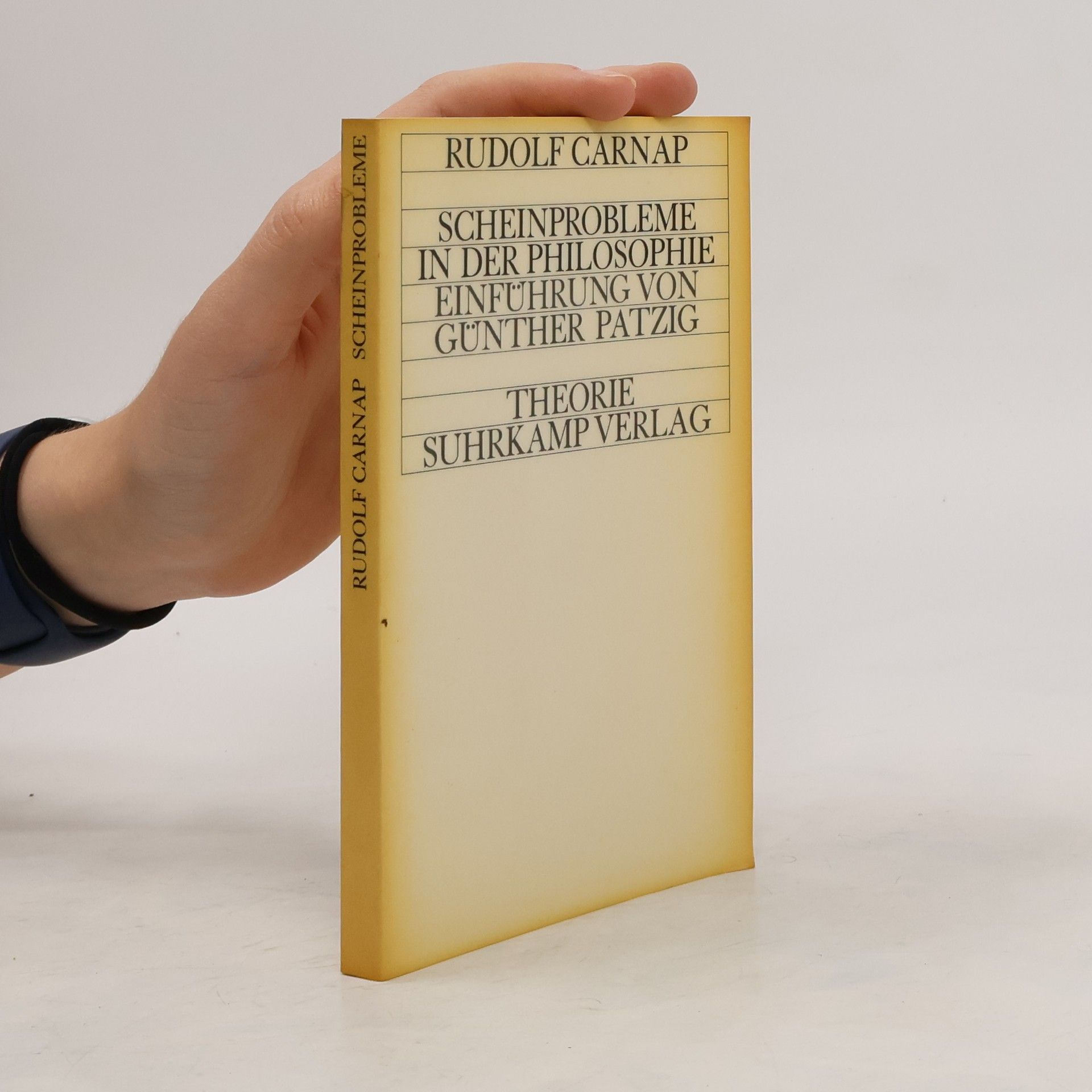 Rudolf Carnap Scheinprobleme in der Philosophie