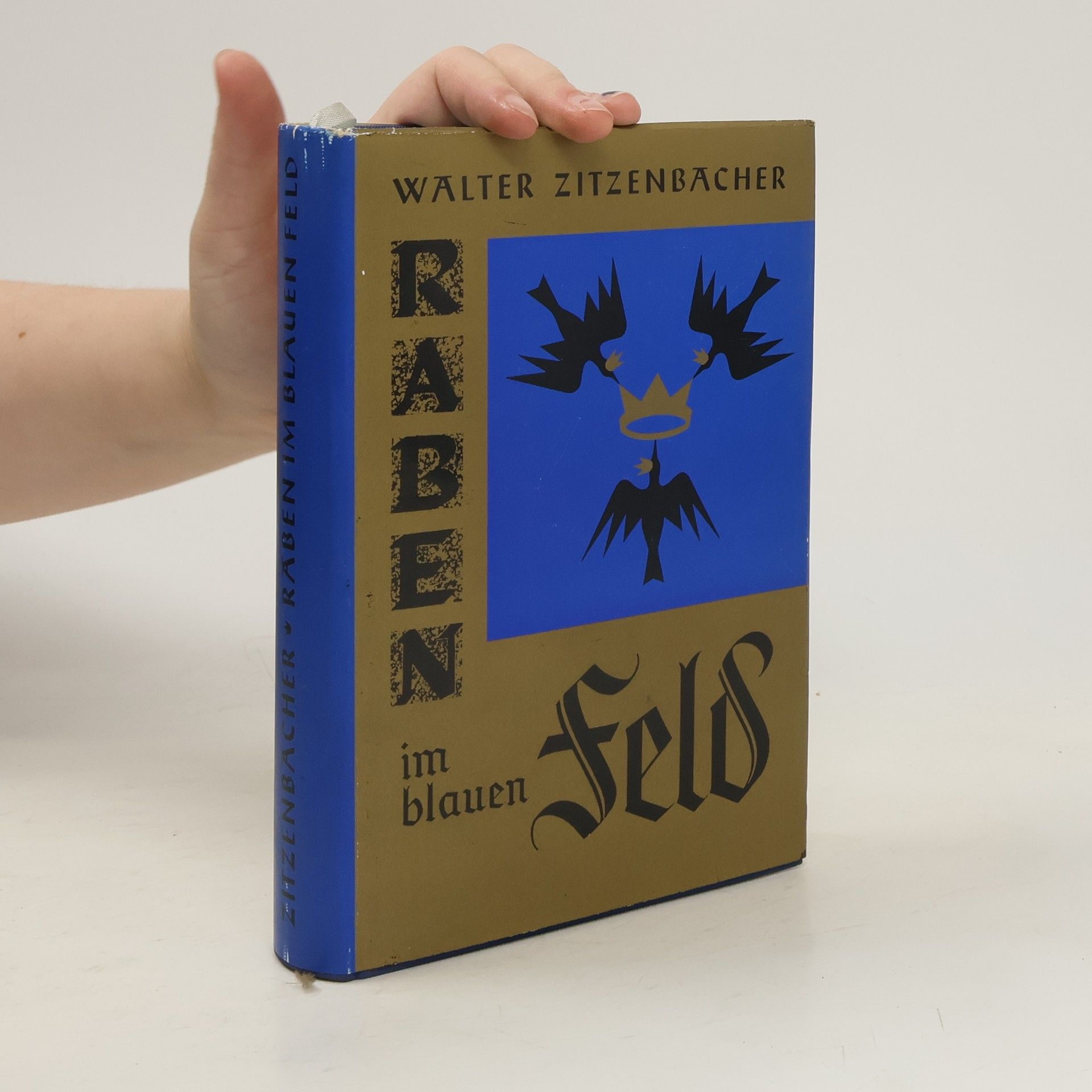 Walter Zitzenbacher Raben im blauen Feld