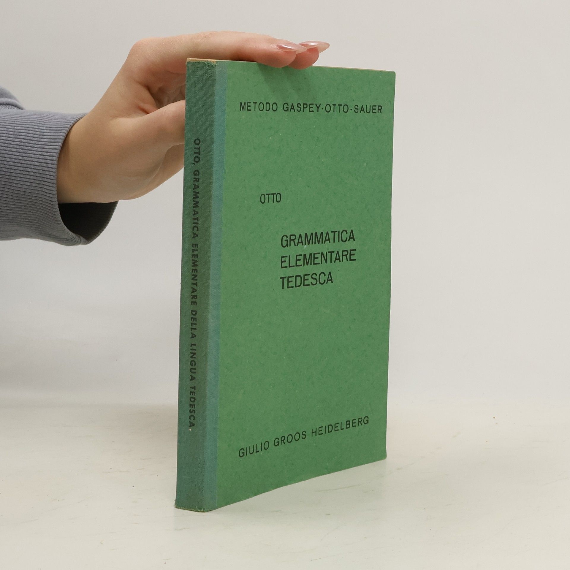 Giulio Groos Heidelberg Grammatica elementare tedesca