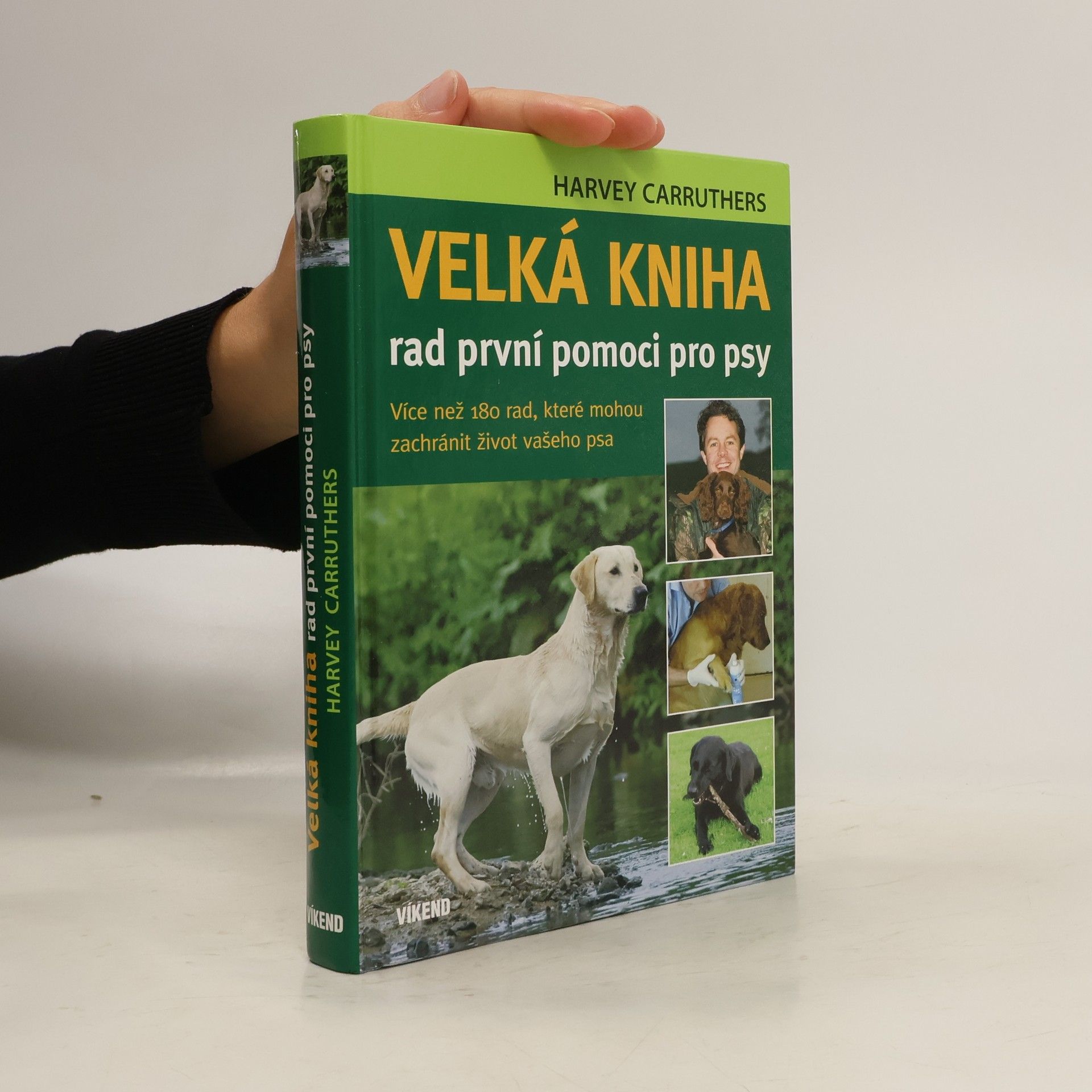 Harvey Carruthers Velká kniha rad první pomoci pro psy