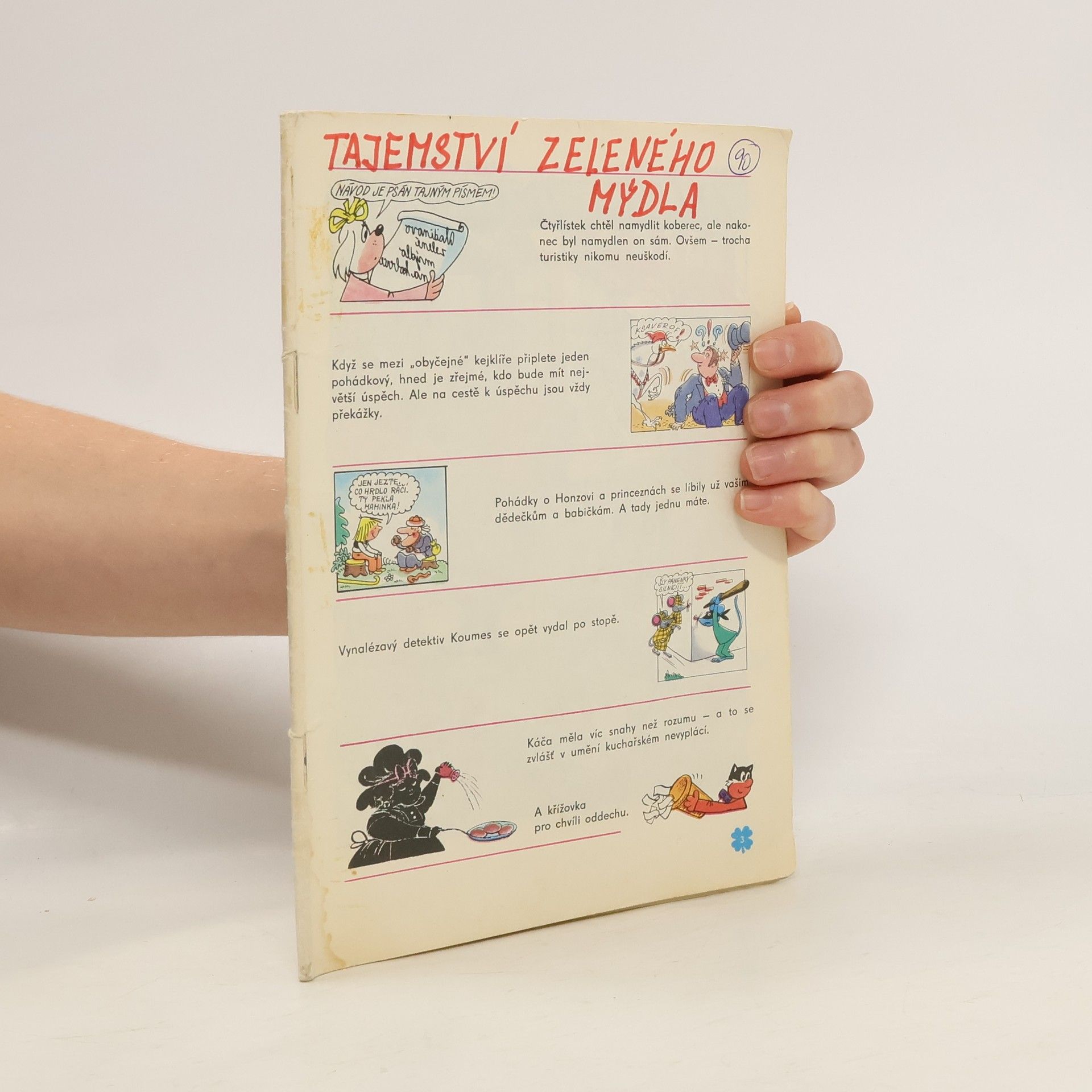 Kolektiv autorů Čtyřlístek 90. Tajemství zeleného mýdla
