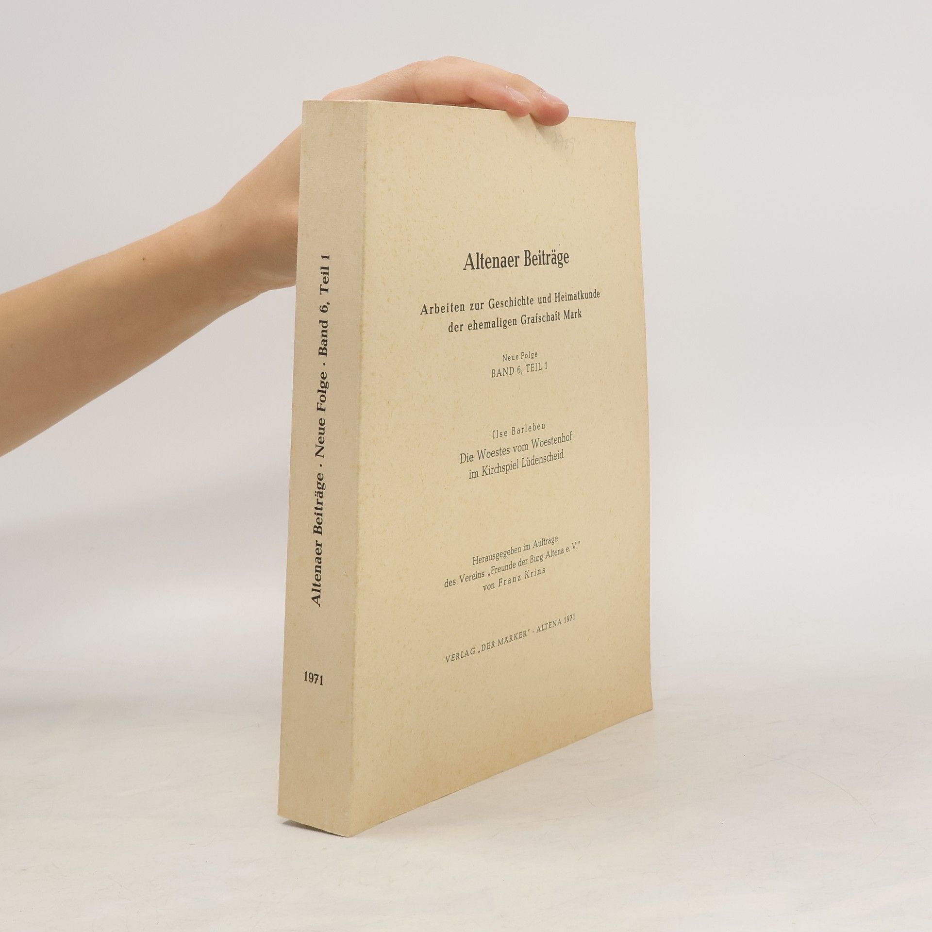 Franz Krins Altenaer Beiträge