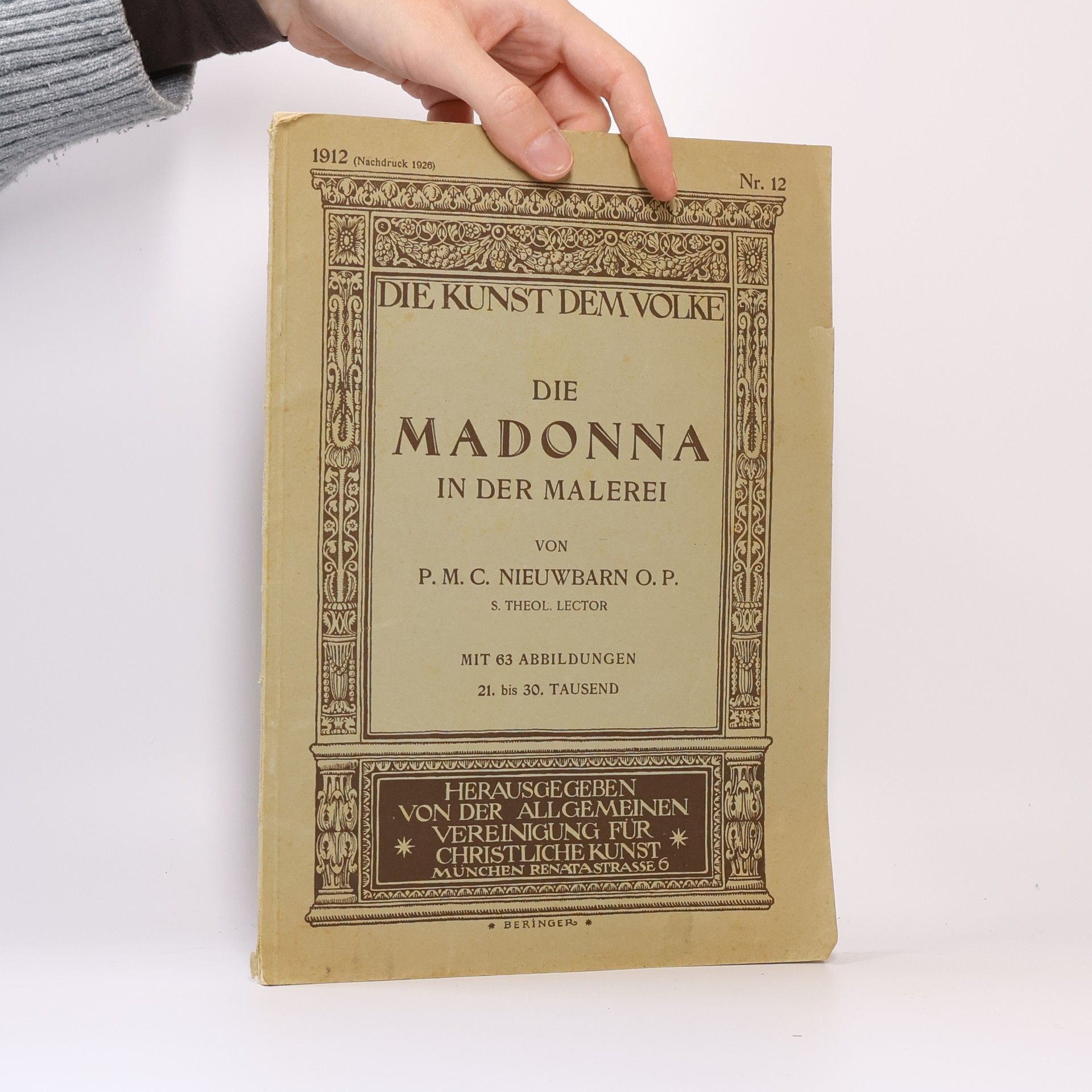 P. M. C. Nieuwbarn Die Madonna in der Malerei