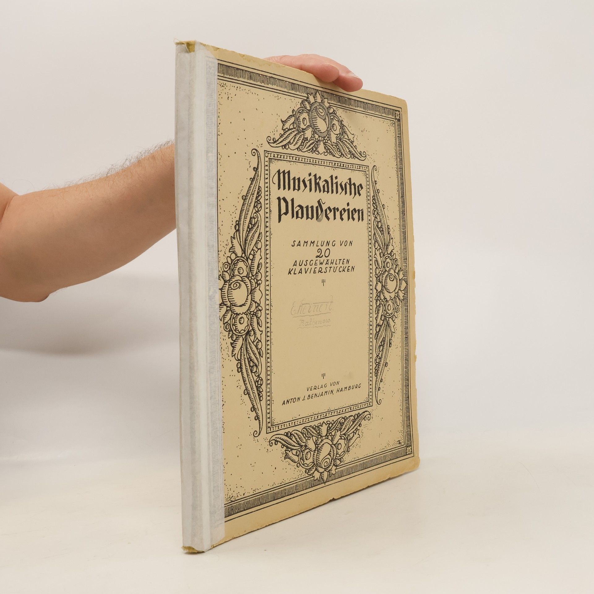 Various authors Musikalische Plaudereien Sammlung von 20 ausgewählten Klavierstücken