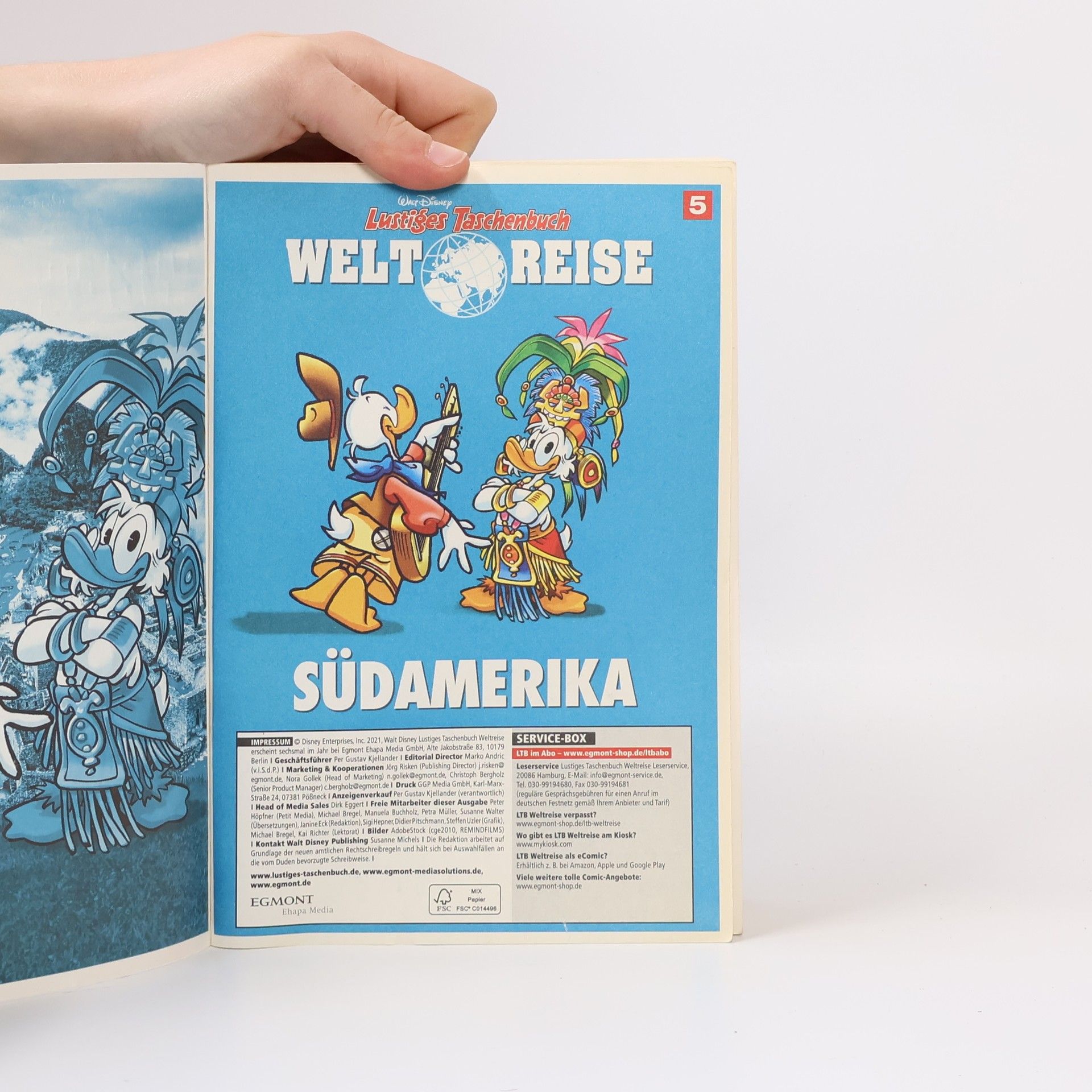 Walt Disney Lustiges Taschenbuch Welt Reise. Südamerika 5