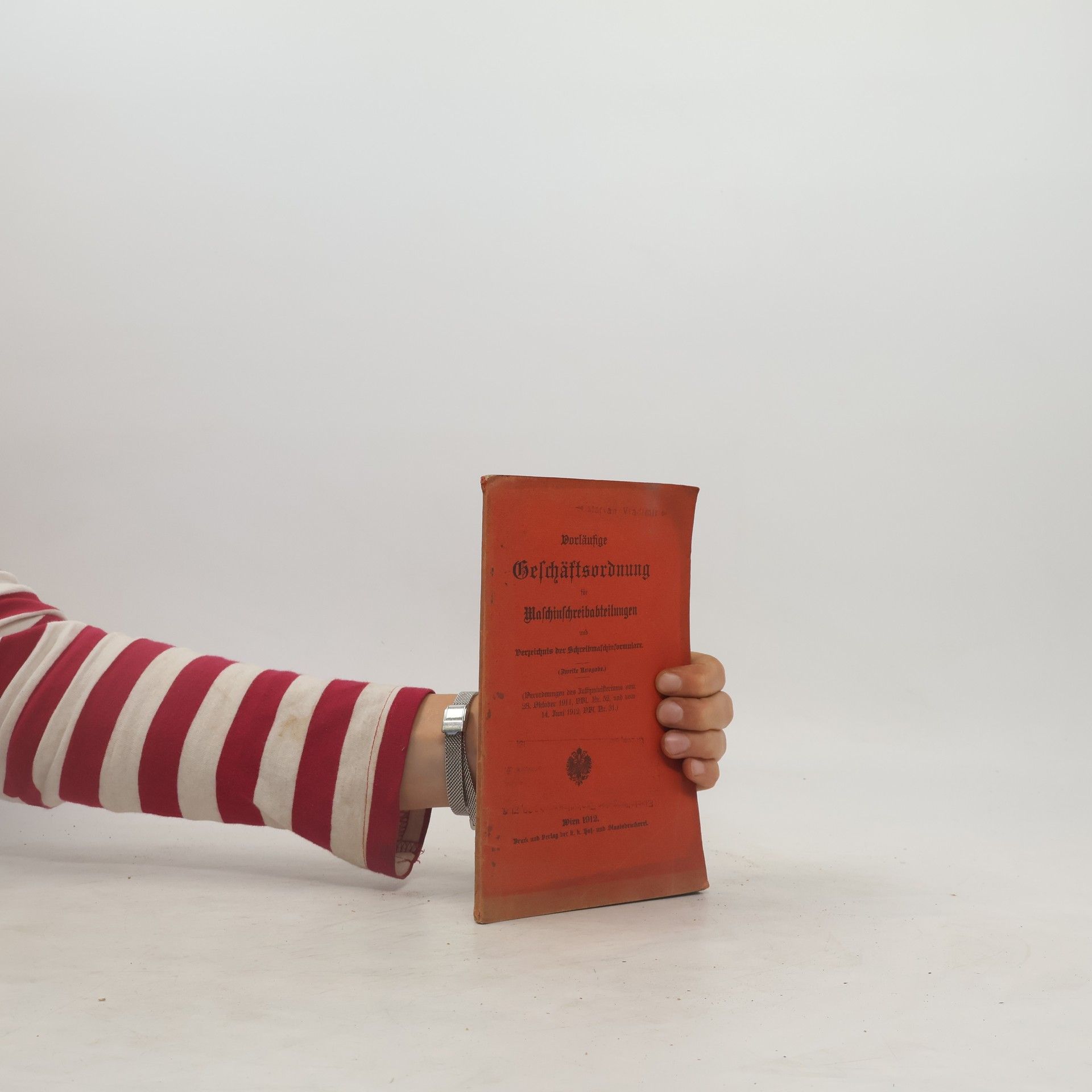 Collectif d'auteurs Vorläufige geschäftsordnung für maschinschreibabteilungen