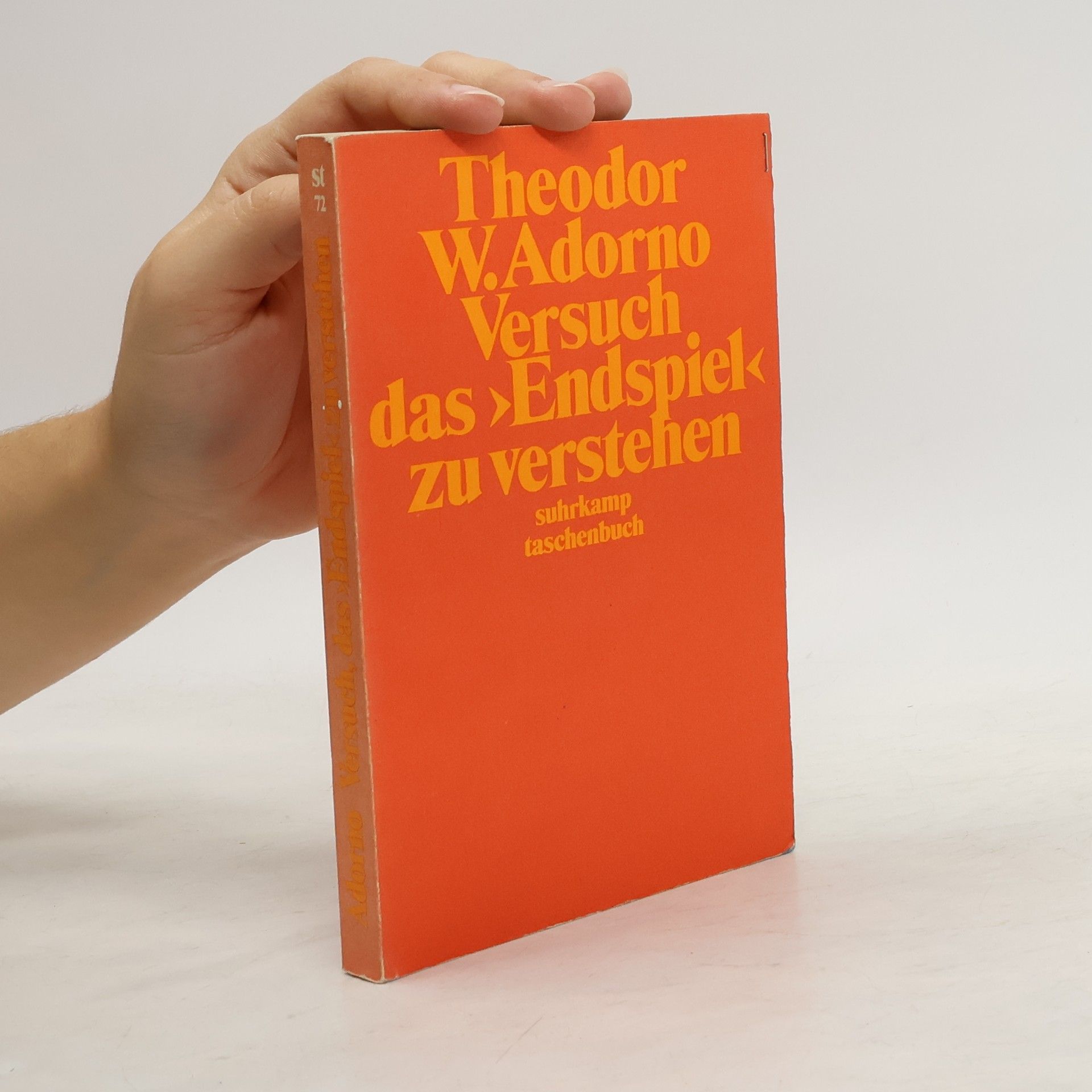 Theodor W. Adorno Versuch, das Endspiel zu verstehen