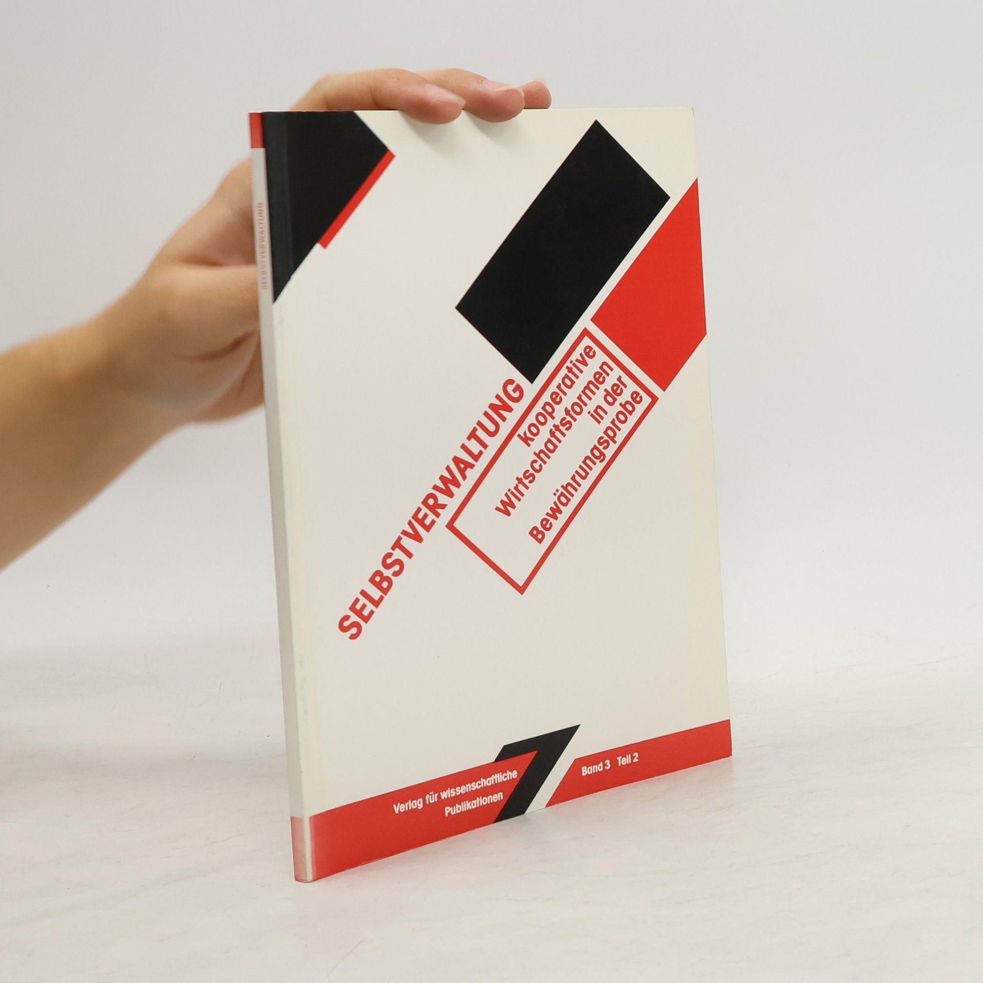 Ludger Porada Selbstverwaltung - kooperativer Wirtschaftsform in der Bewährungsprobe