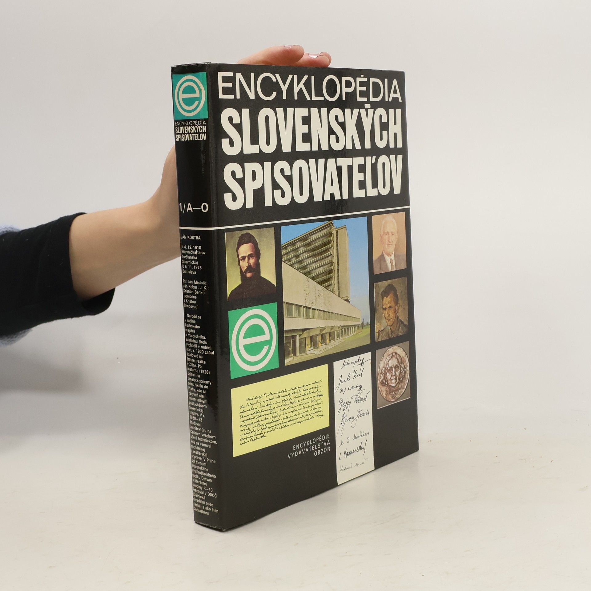 Kolektív autorov Encyklopédia slovenských spisovateľov. 1. zväzok (A-O)