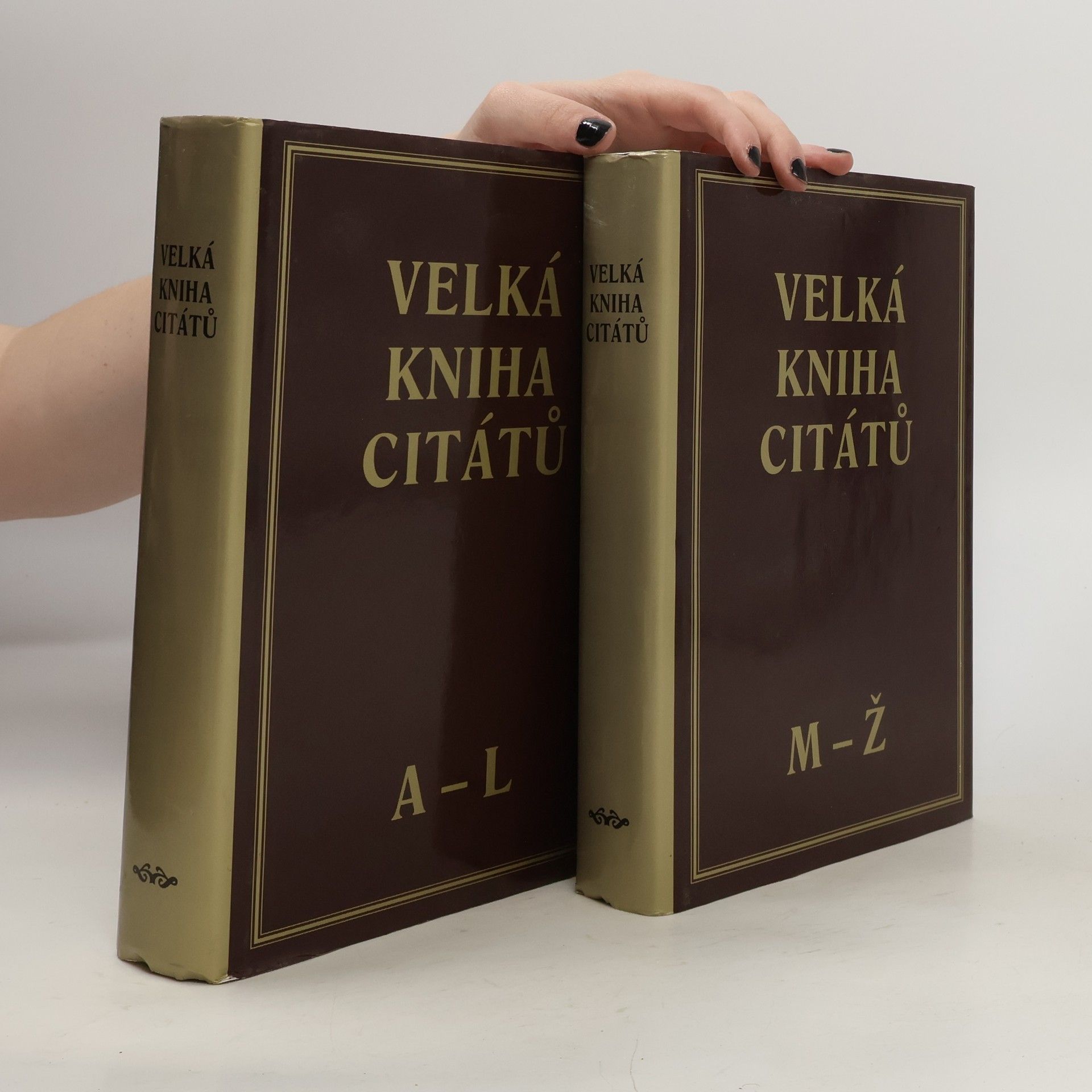 Collectif d'auteurs Velká kniha citátů 1-2. A-L. M-Ž