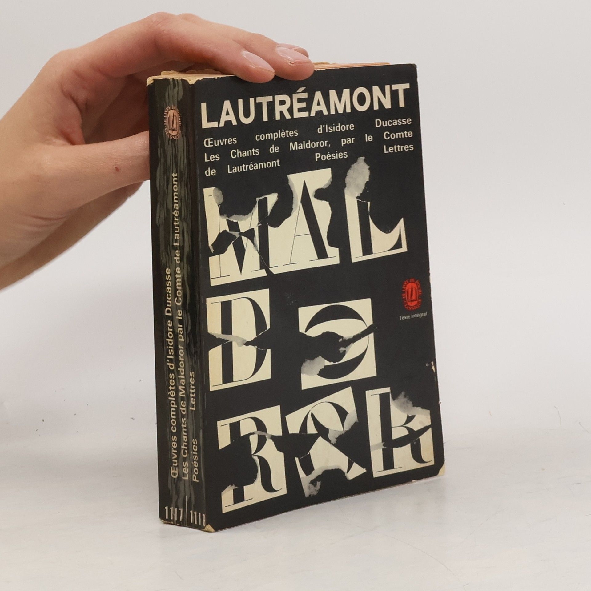 Oeuvres Completes d'Isidore Ducasse