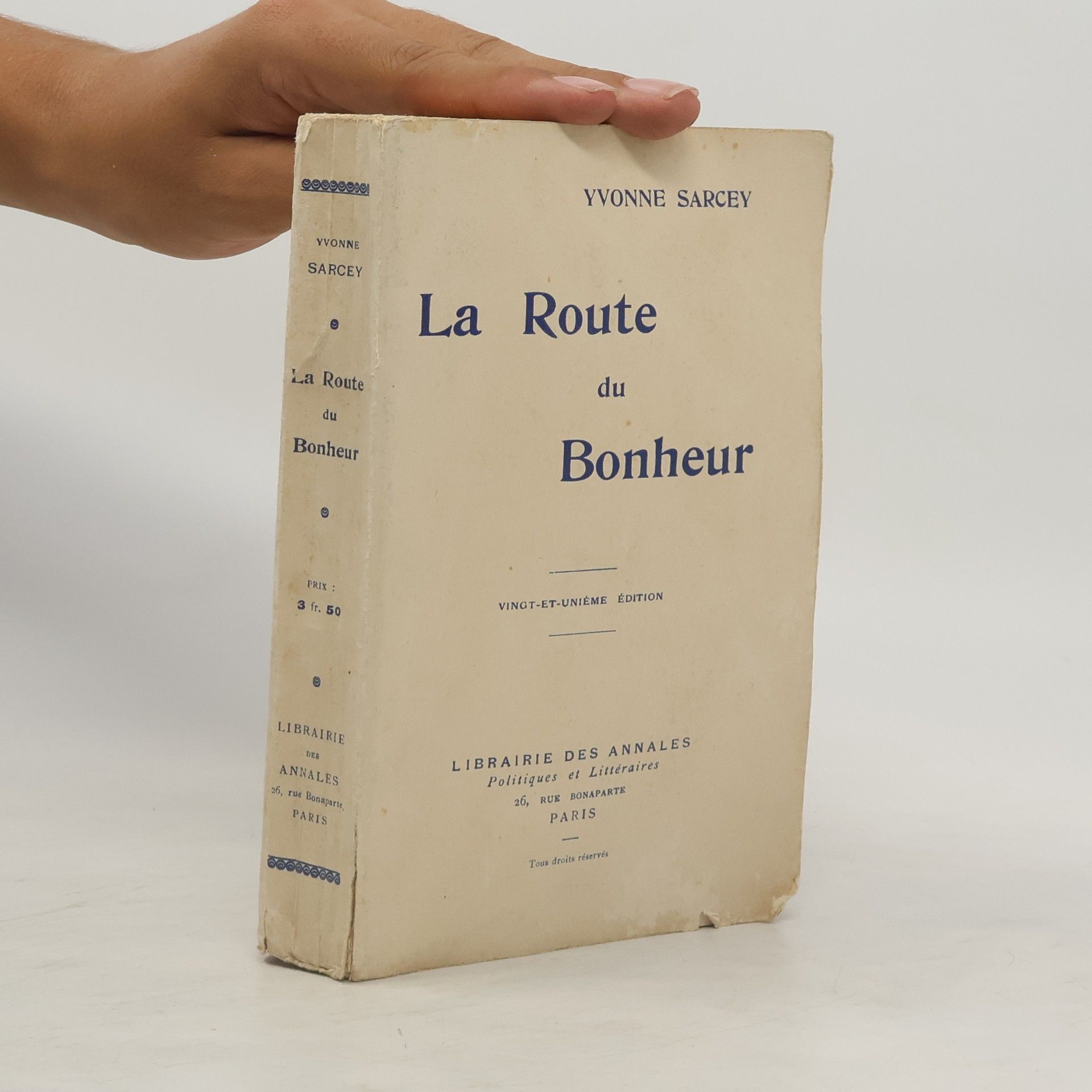 Yvonne Sarcey La Route du Bonheur
