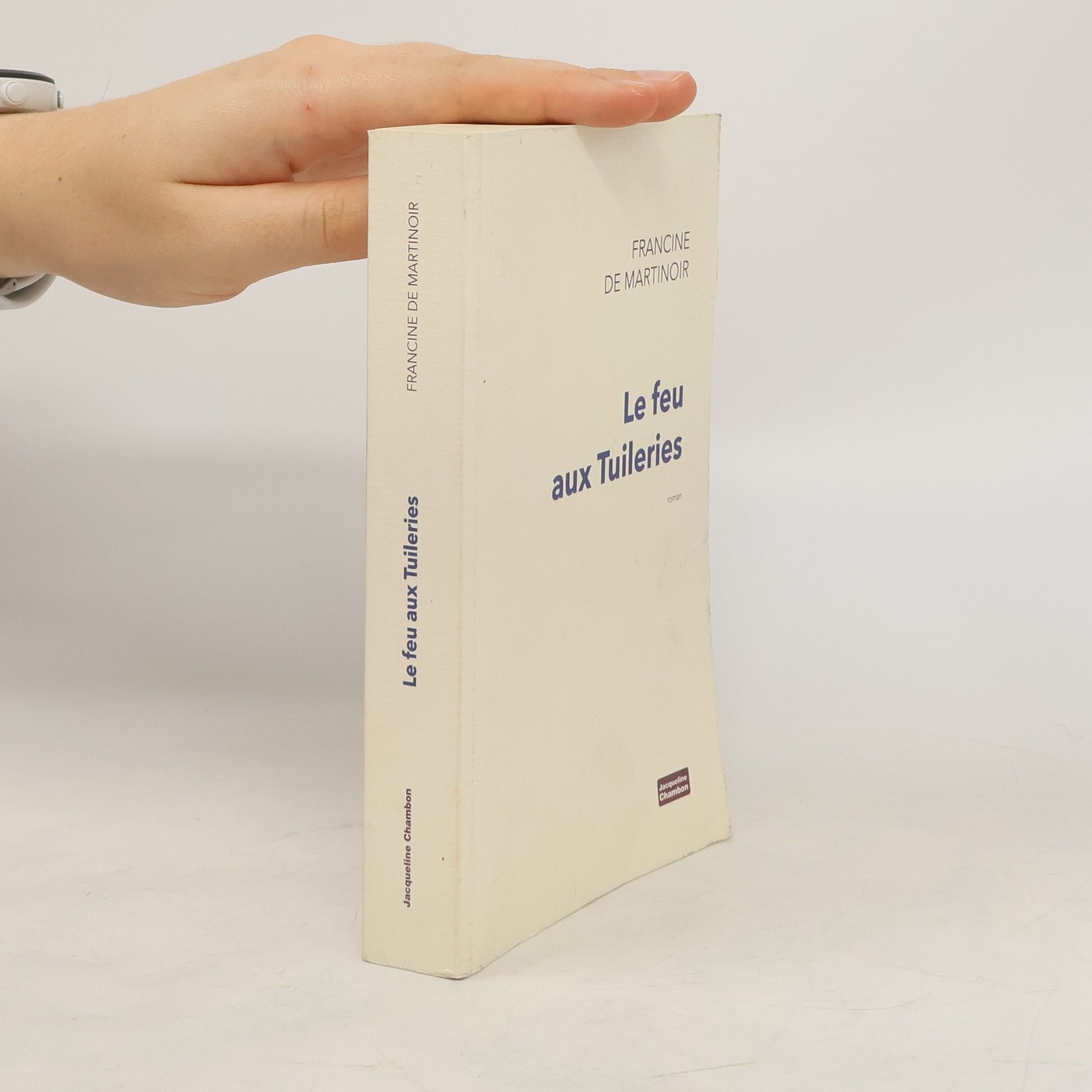 Francine de Martinoir Le feu aux Tuileries