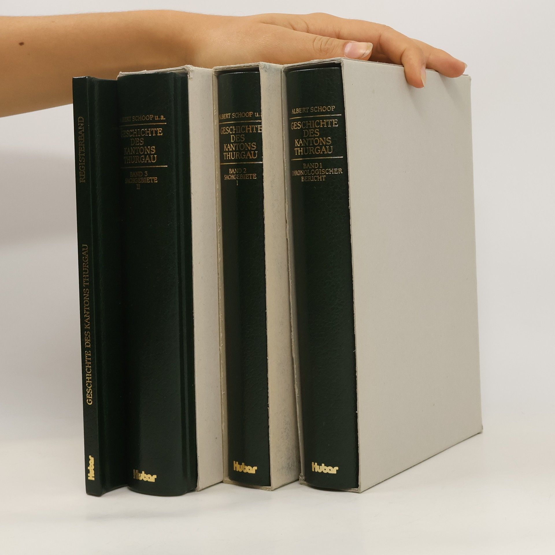 AA.VV. Geschichte des Kantons Thurgau. Band I.-III. + Registerband