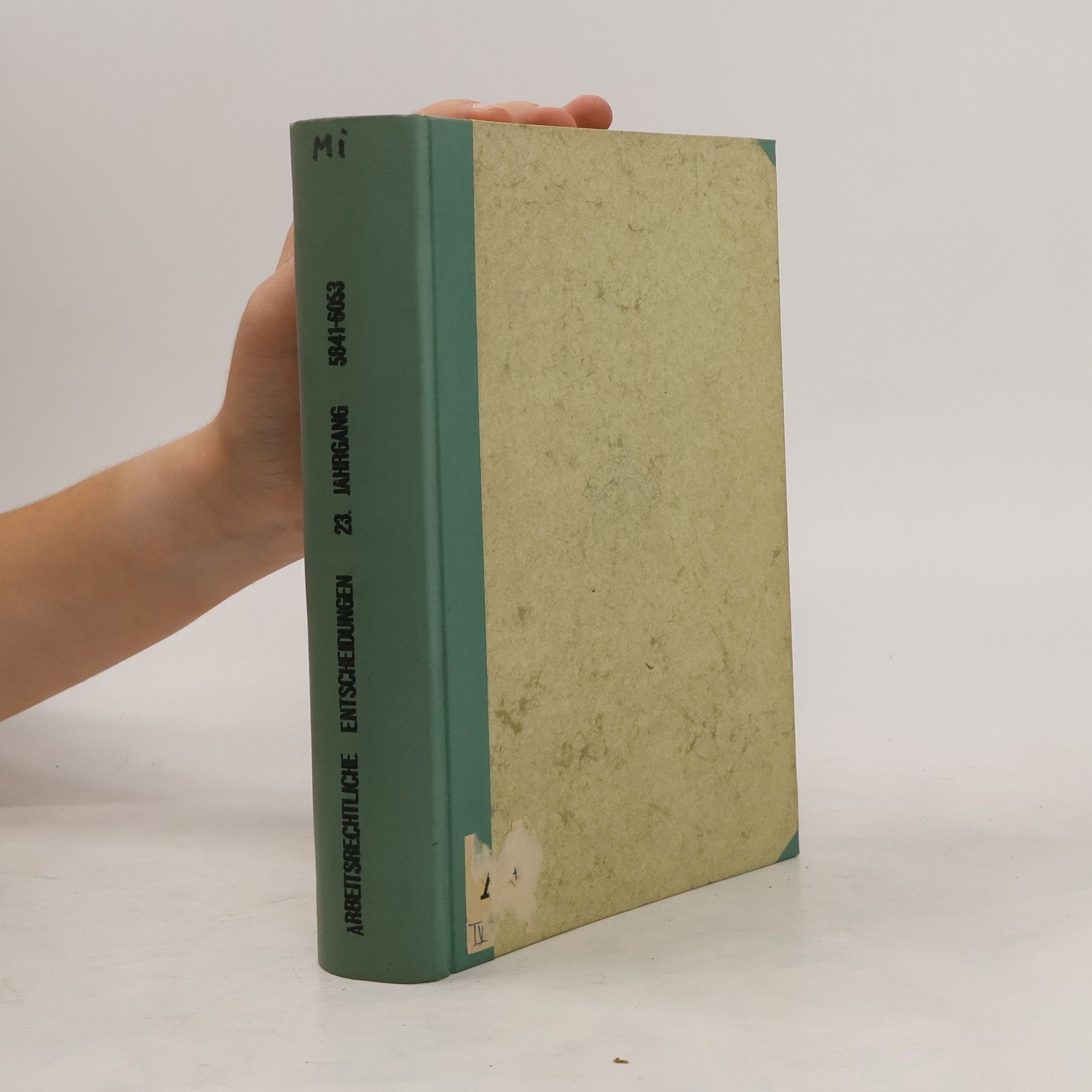 Collectif d'auteurs Arbeitsrechtliche Entscheidungen 23. Jahrgang