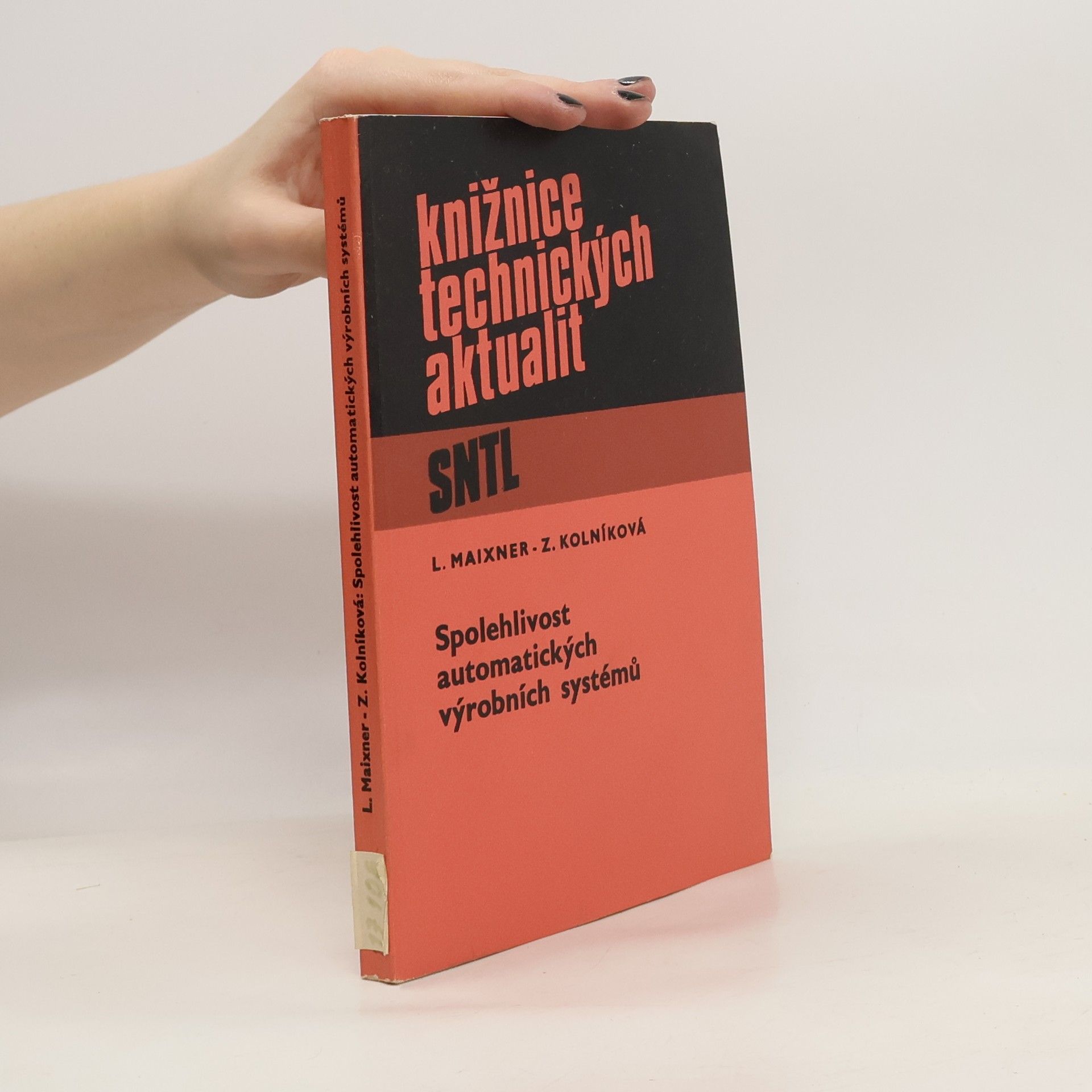 AA.VV. Spolehlivost automatických výrobních systémů