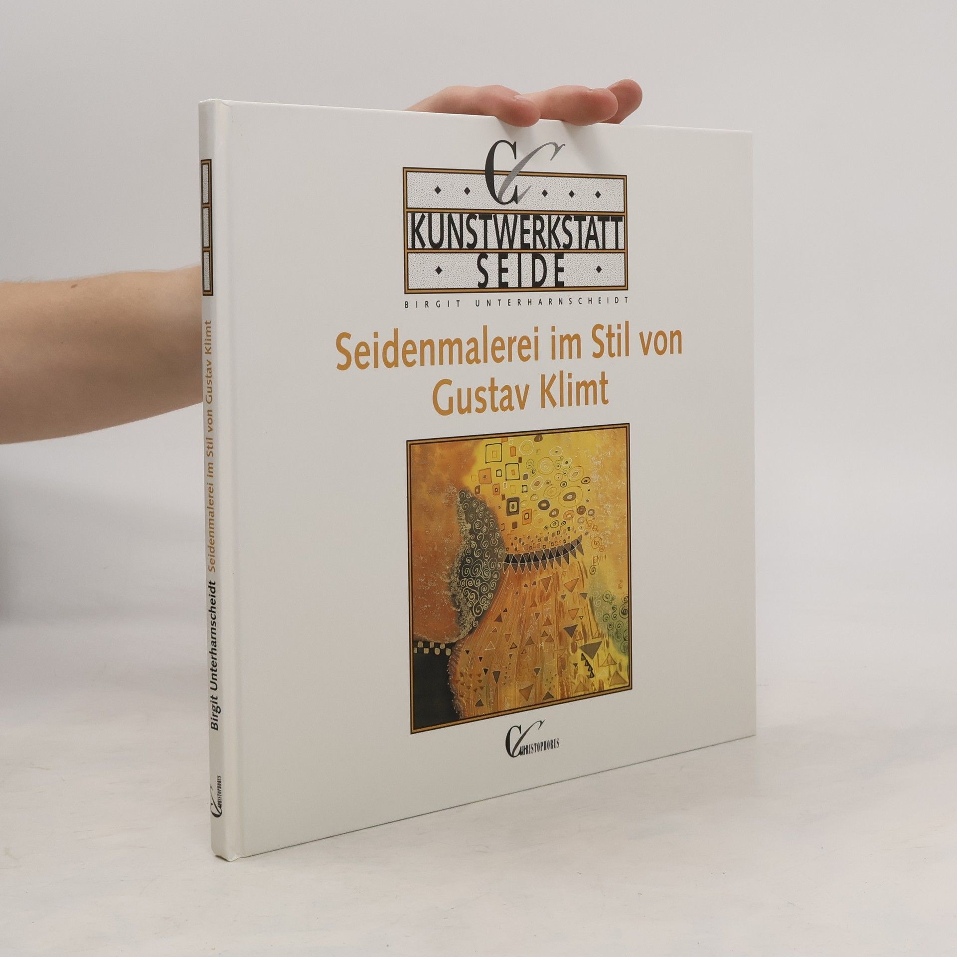 Seidenmalerei im Stil von Gustav Klimt