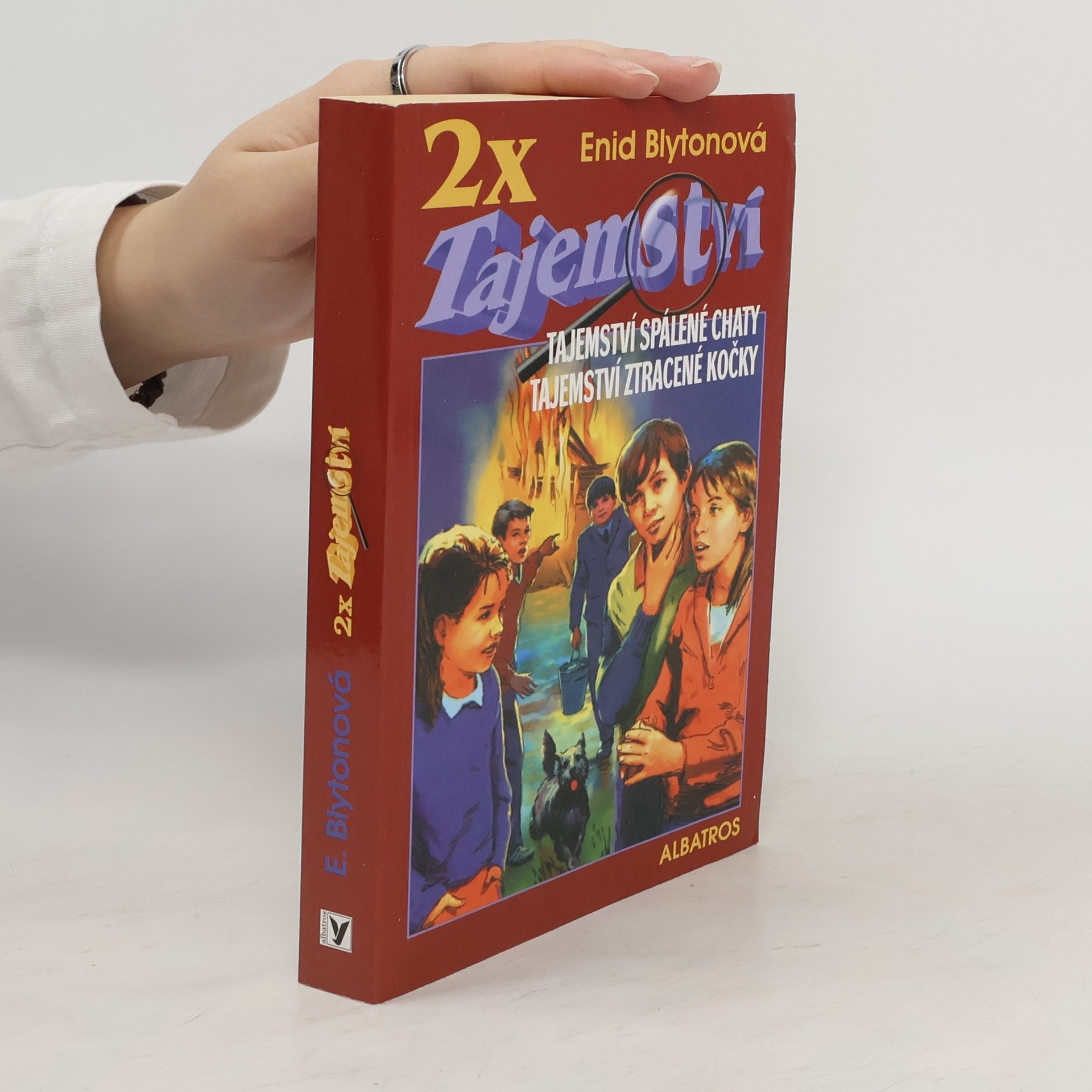 Enid Blyton 2x tajemství – Tajemství spálené chaty / Tajemství ztracené kočky