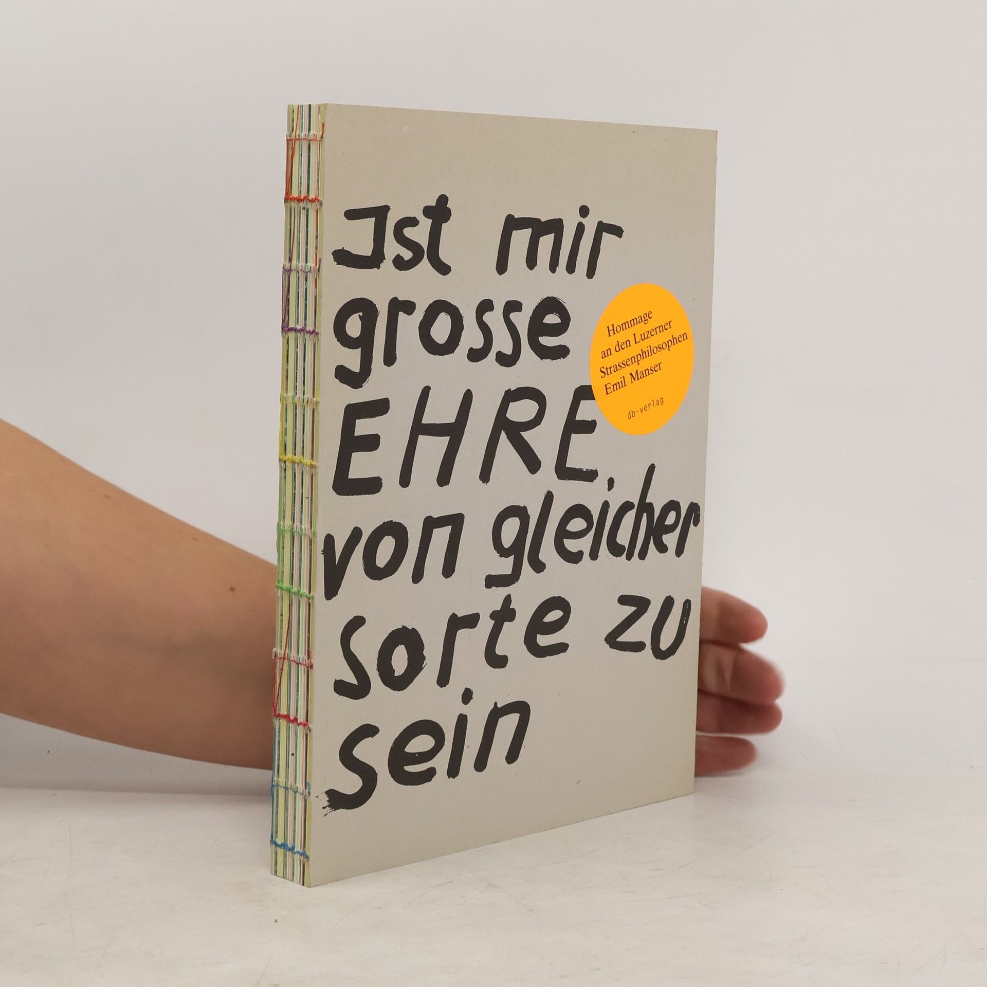 Georg Anderhub Ist mir grosse Ehre von gleicher Sorte zu sein