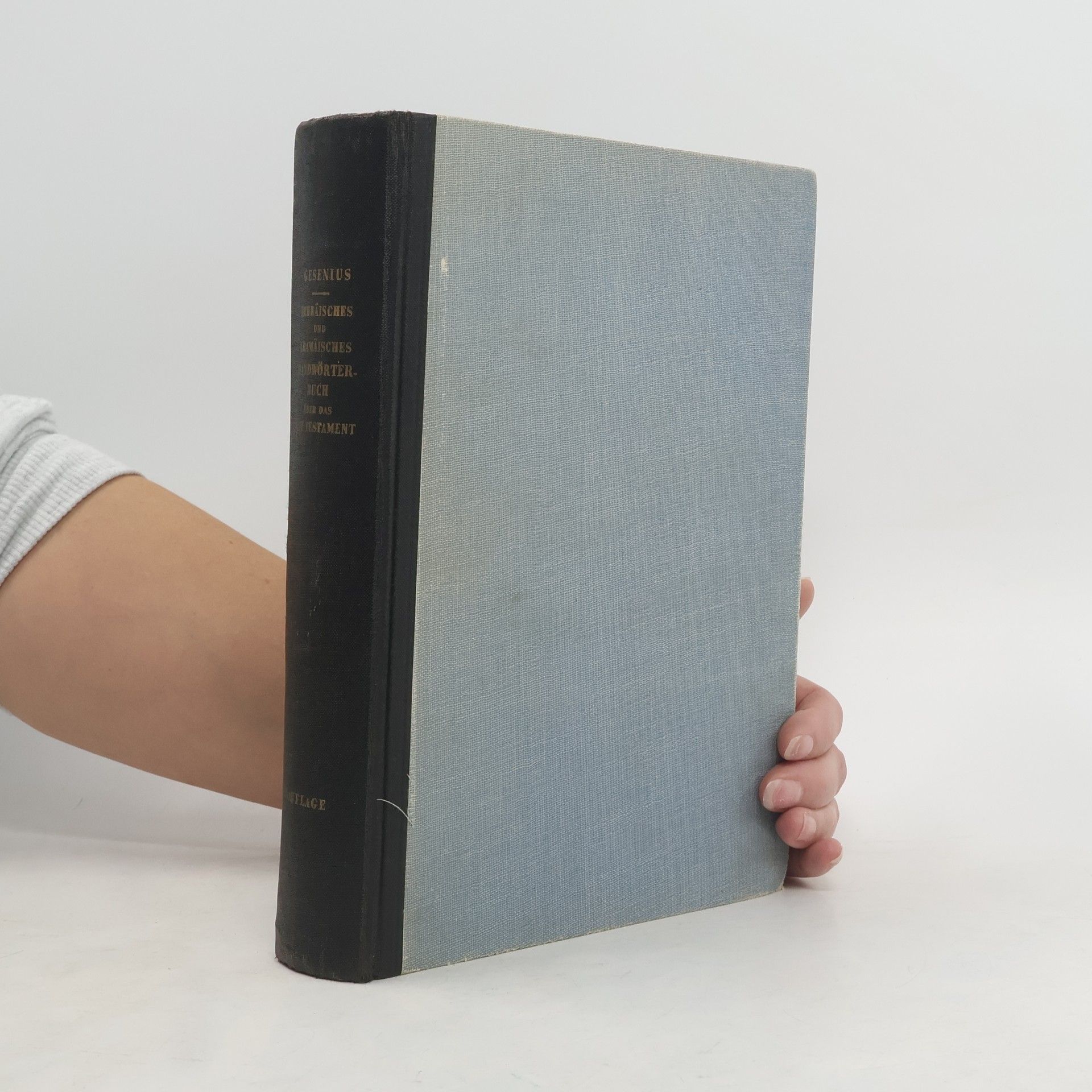 Frants Buhl  Handwörterbuch Über Das Alte Testament