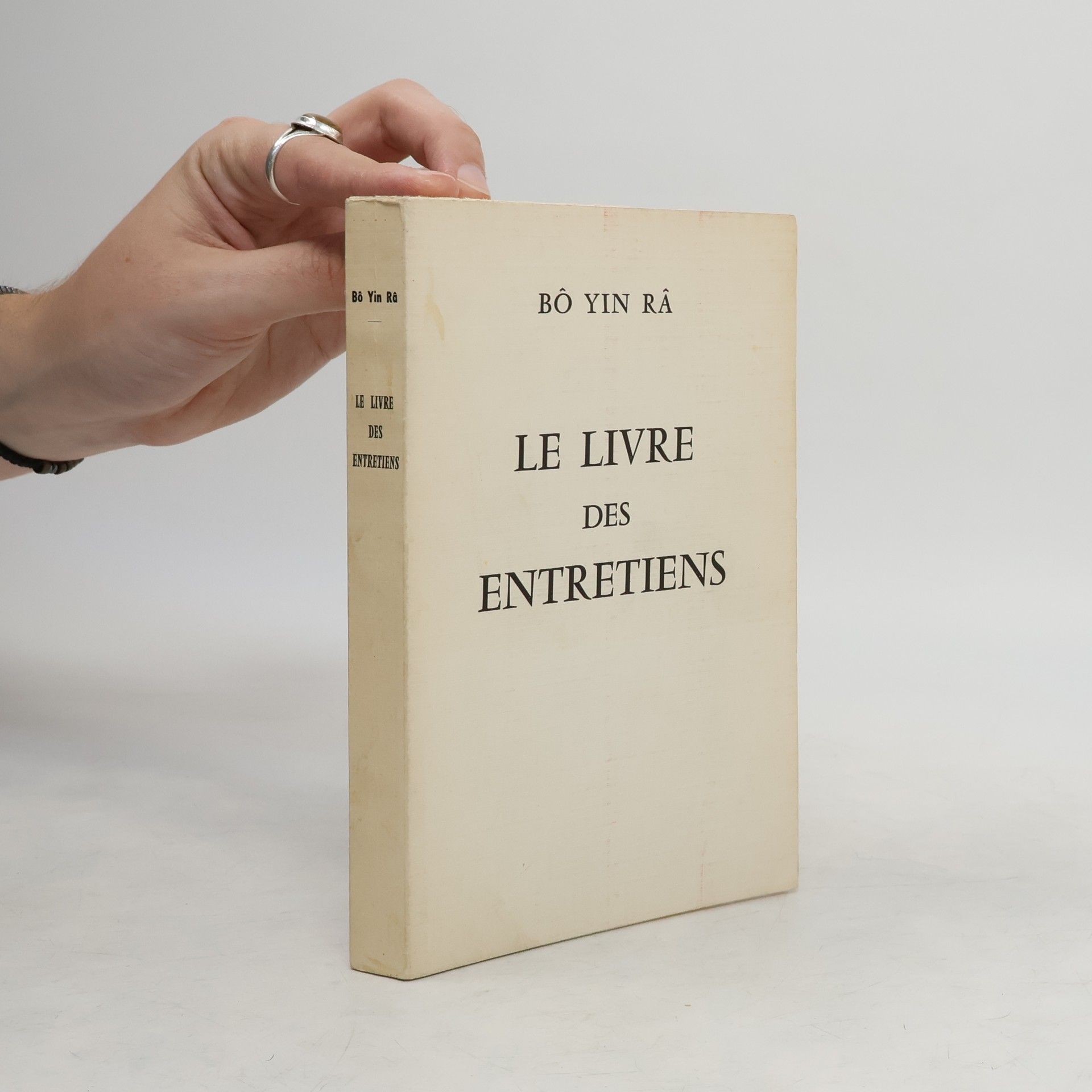 Le livre des entretiens
